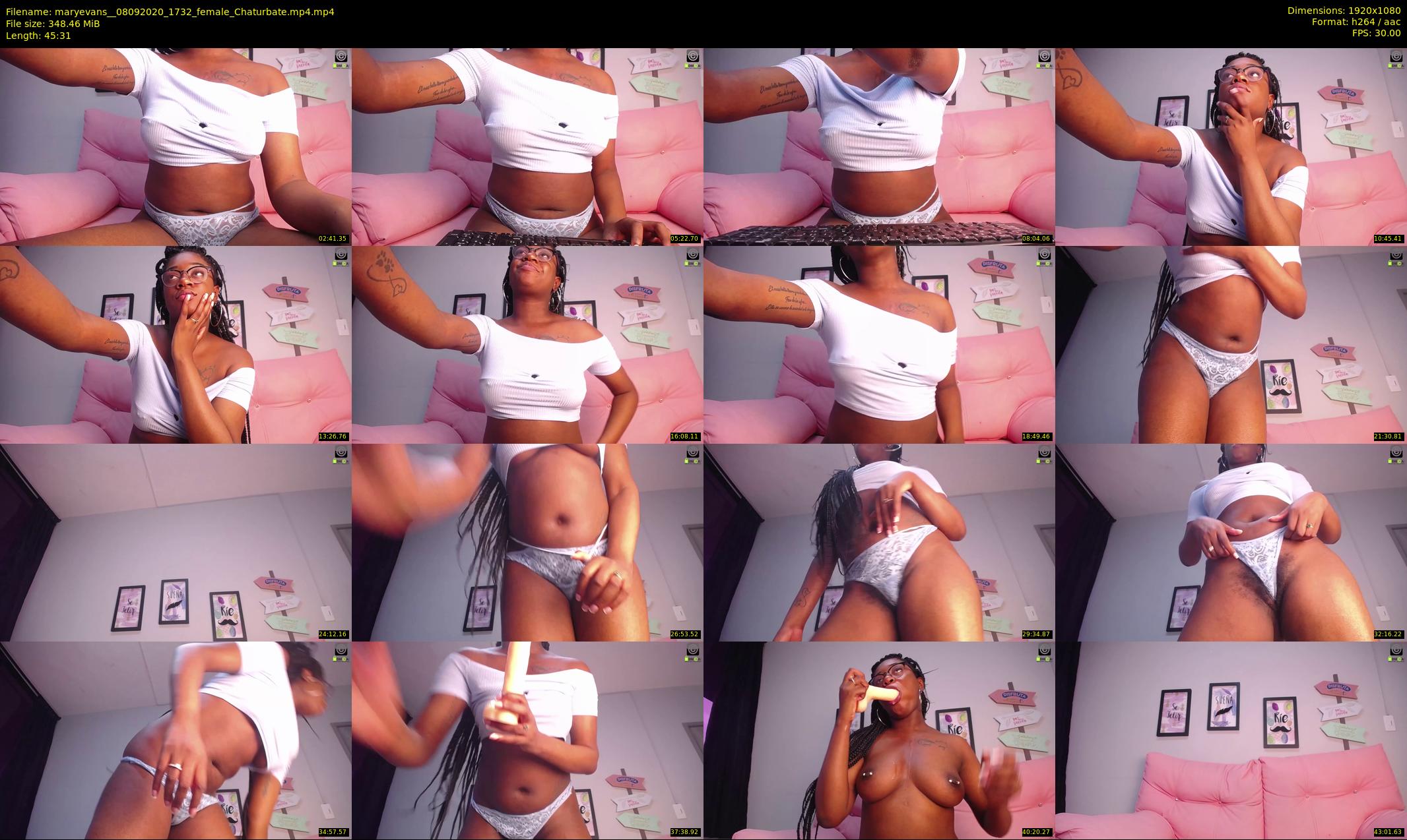 maryevans_ — 46 minute Chaturbate female cam show recording, 1080p, Sep 8, 2020