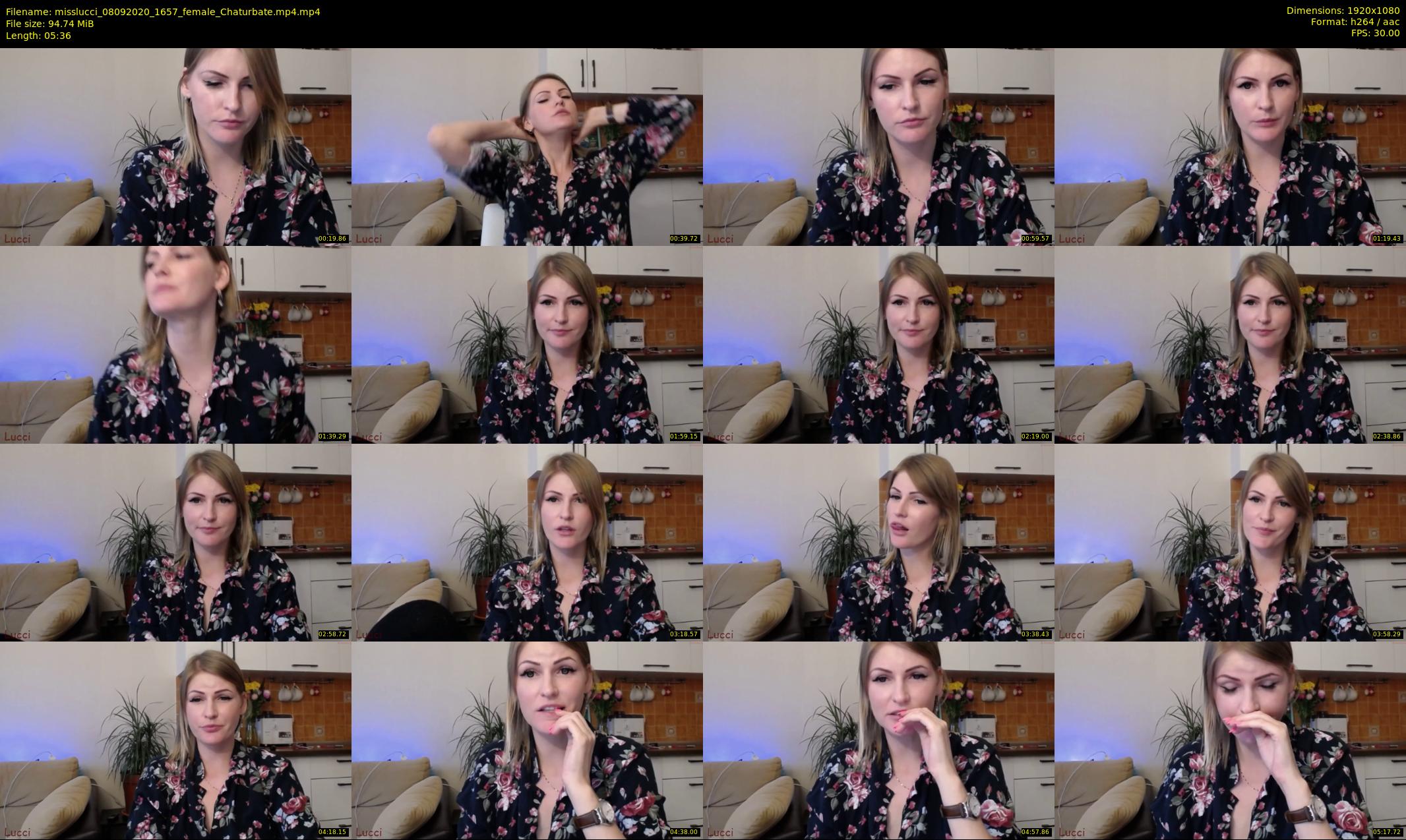 misslucci — 6 minute Chaturbate female cam show recording, 1080p, Sep 8, 2020