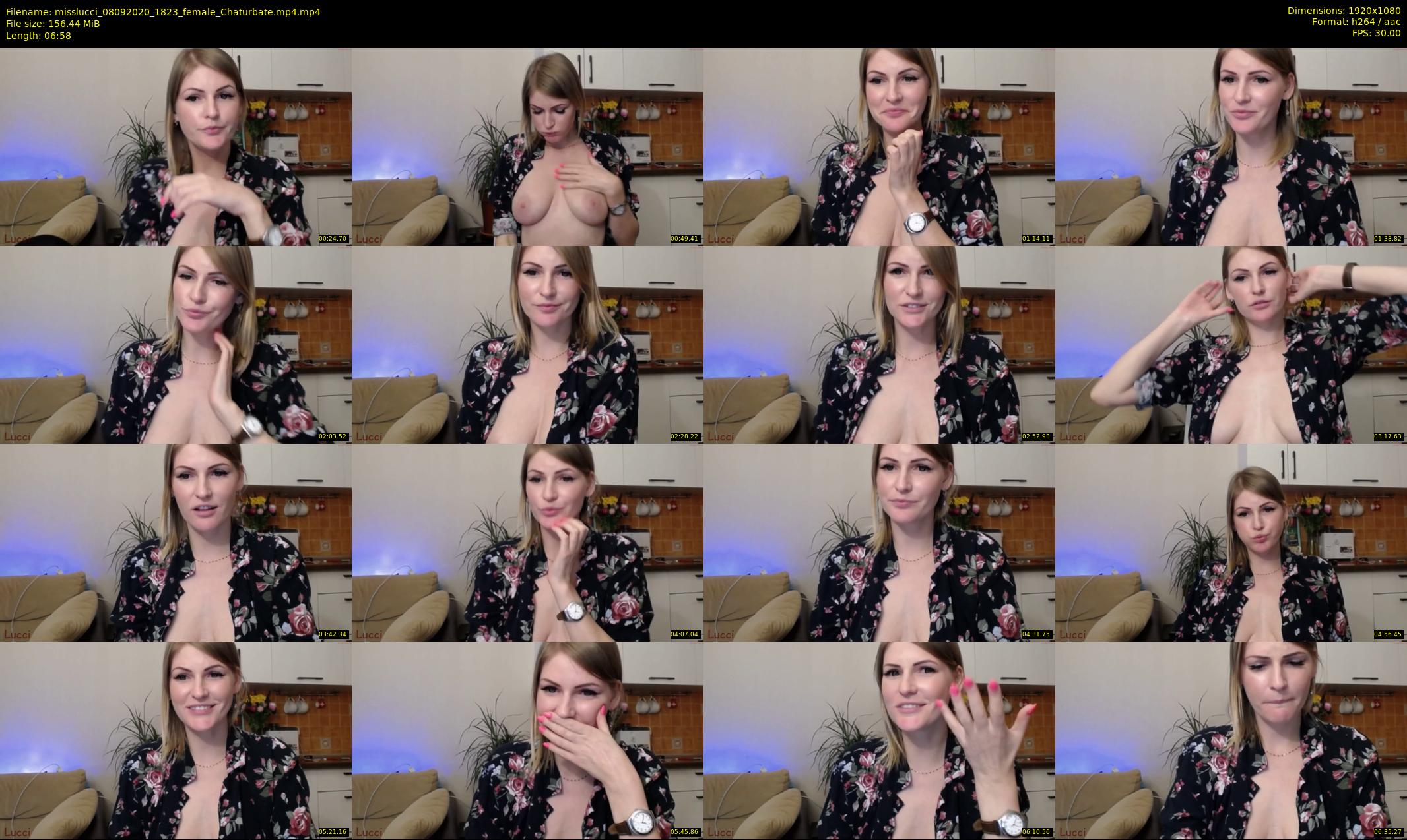 misslucci — 7 minute Chaturbate female cam show recording, 1080p, Sep 8, 2020