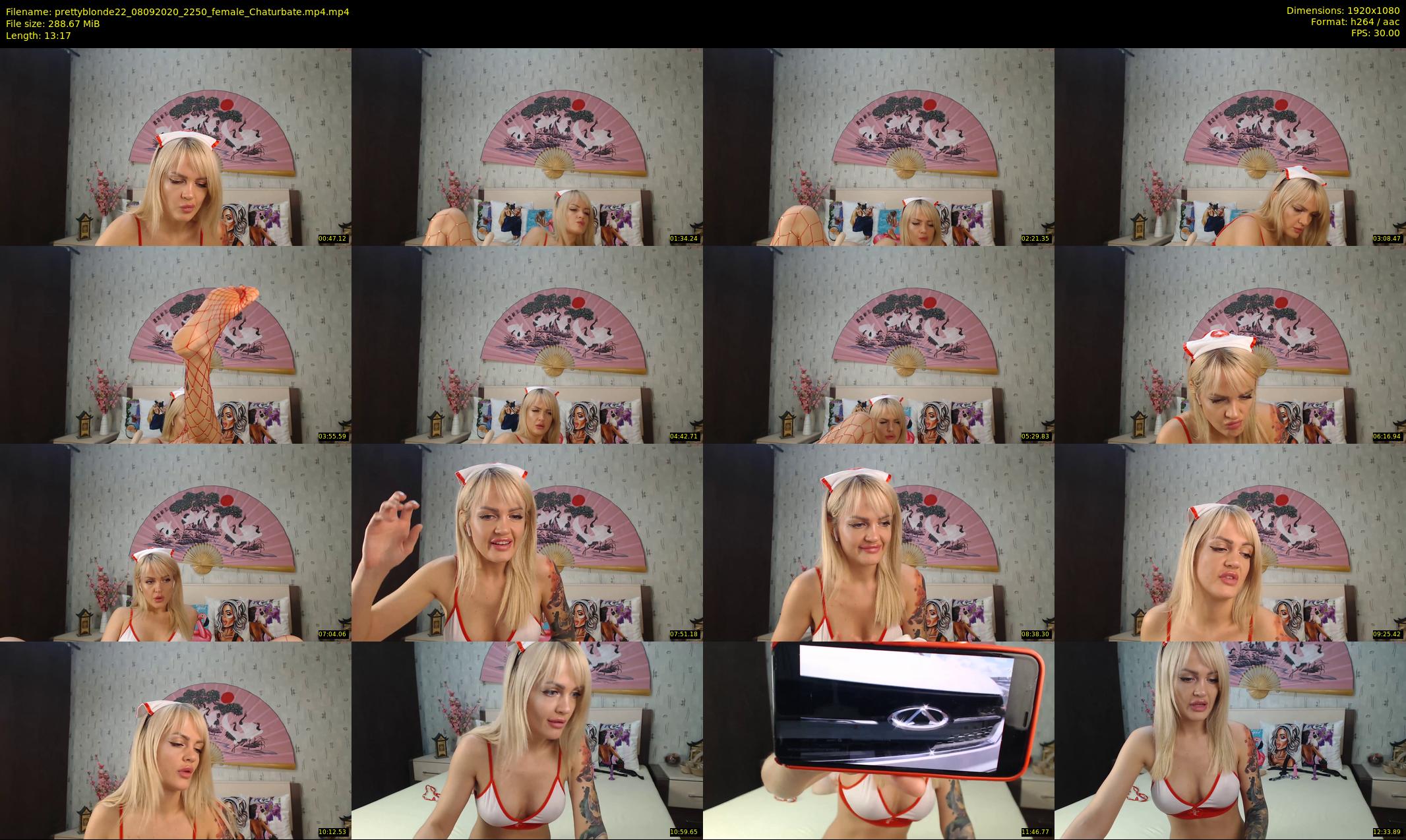 prettyblonde22 — 14 minute Chaturbate female cam show recording, 1080p, Sep 8, 2020