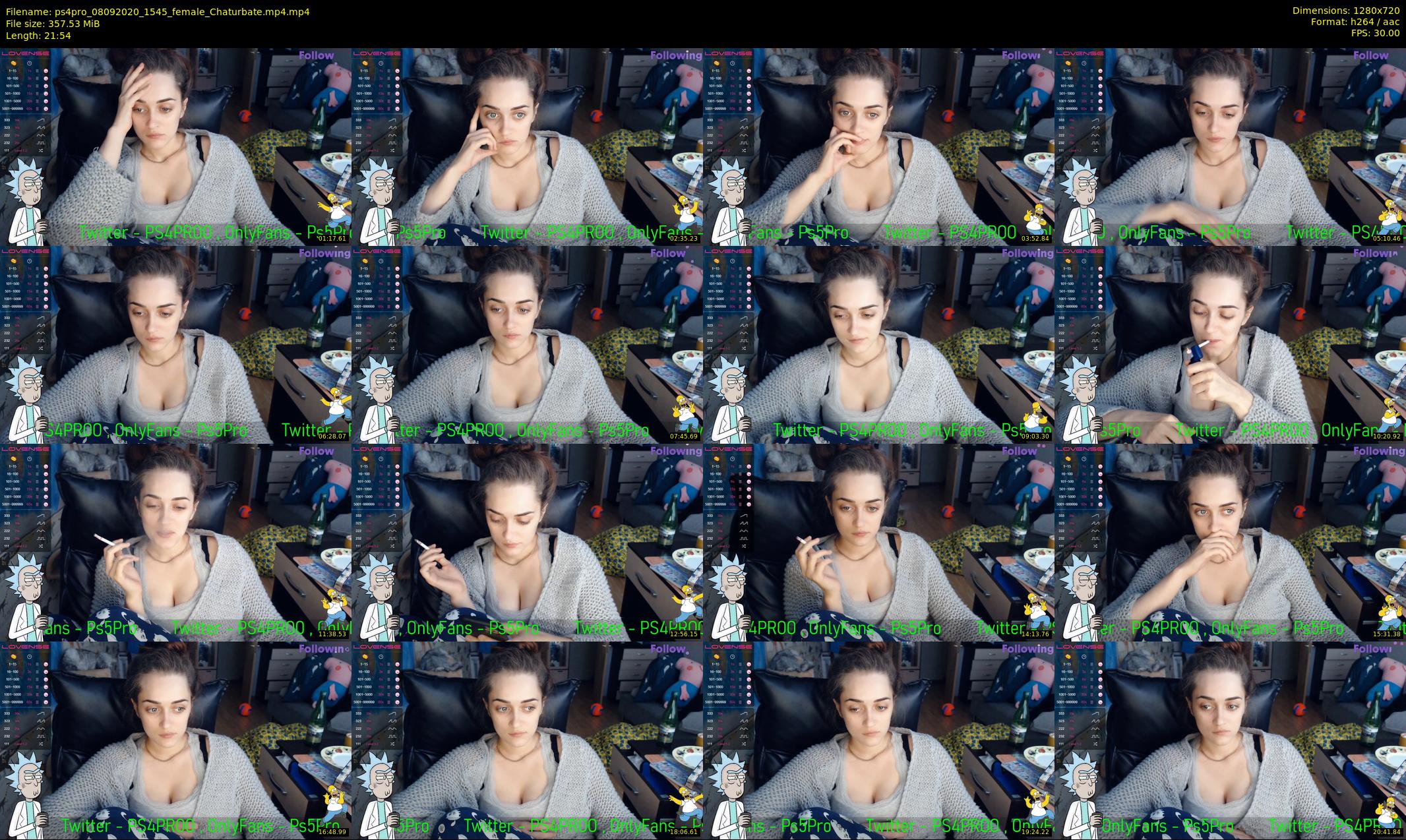 ps4pro — 22 minute Chaturbate female cam show recording, 720p, Sep 8, 2020