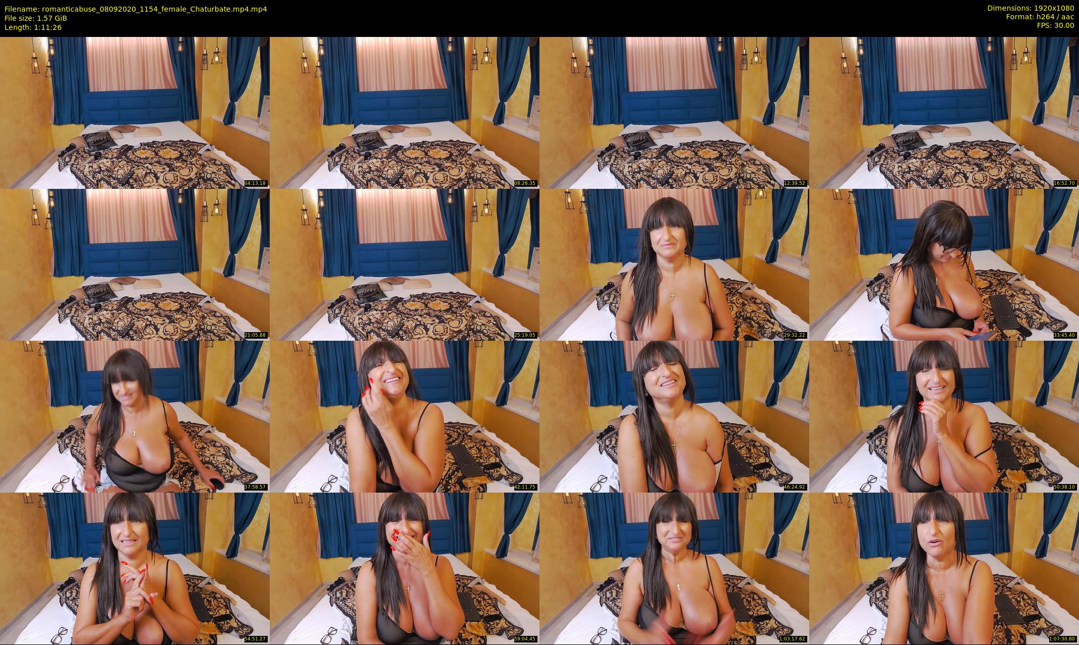 romanticabuse — 72 minute Chaturbate female cam show recording, 1080p, Sep 8, 2020
