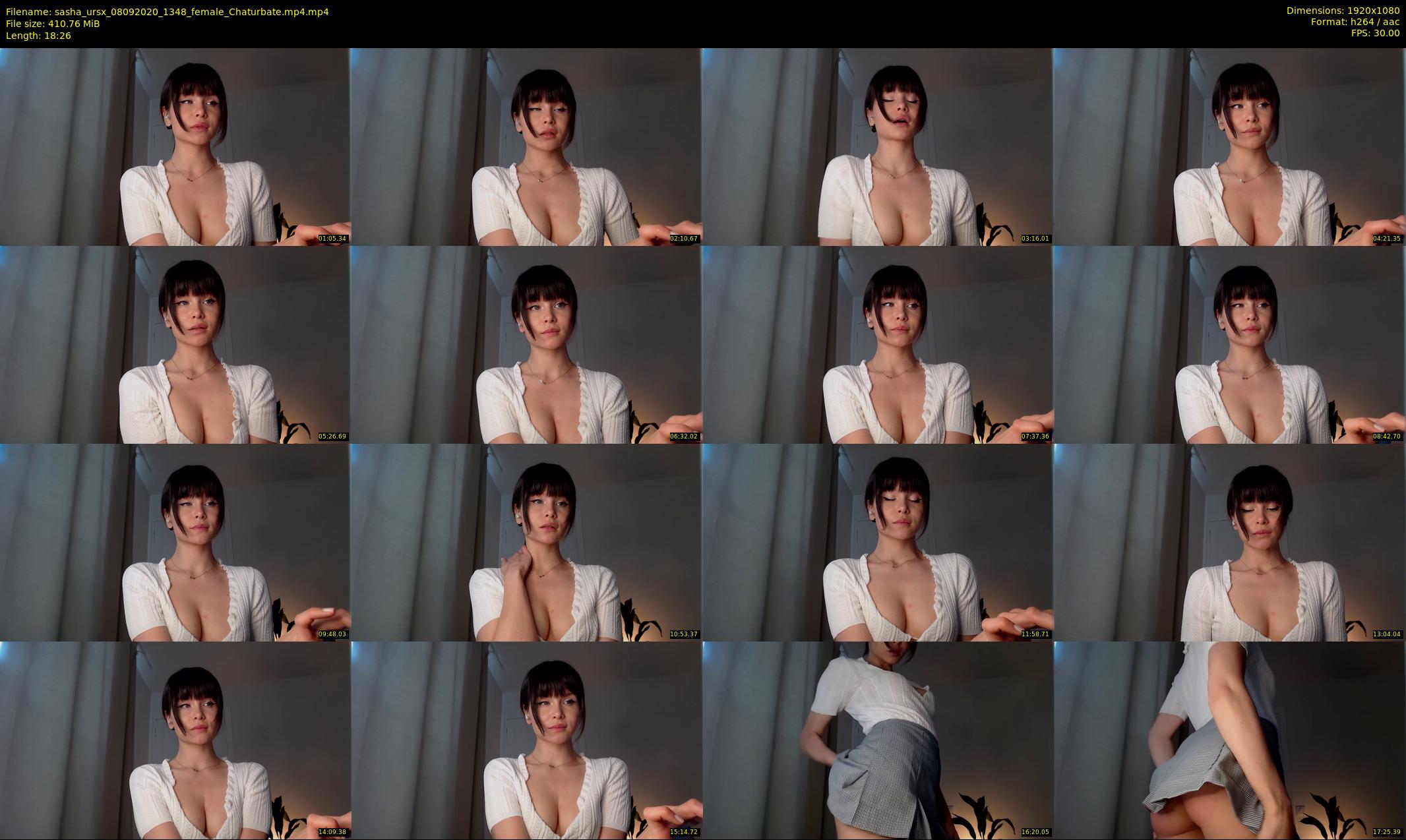 sasha_ursx — 19 minute Chaturbate female cam show recording, 1080p, Sep 8, 2020