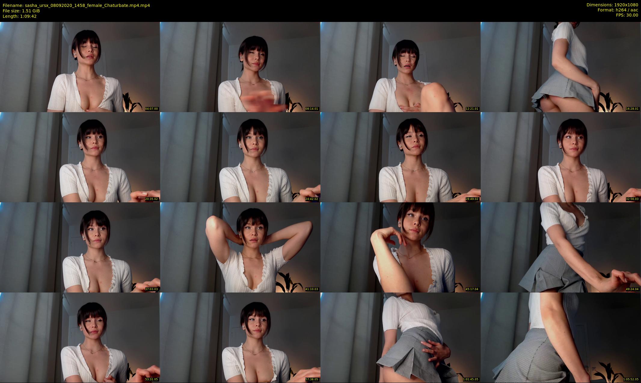 sasha_ursx — 70 minute Chaturbate female cam show recording, 1080p, Sep 8, 2020