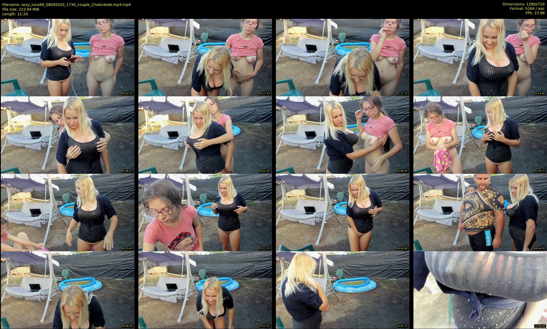 sexy_luna69 — 13 minute Chaturbate couple cam show recording, 720p, Sep 8, 2020