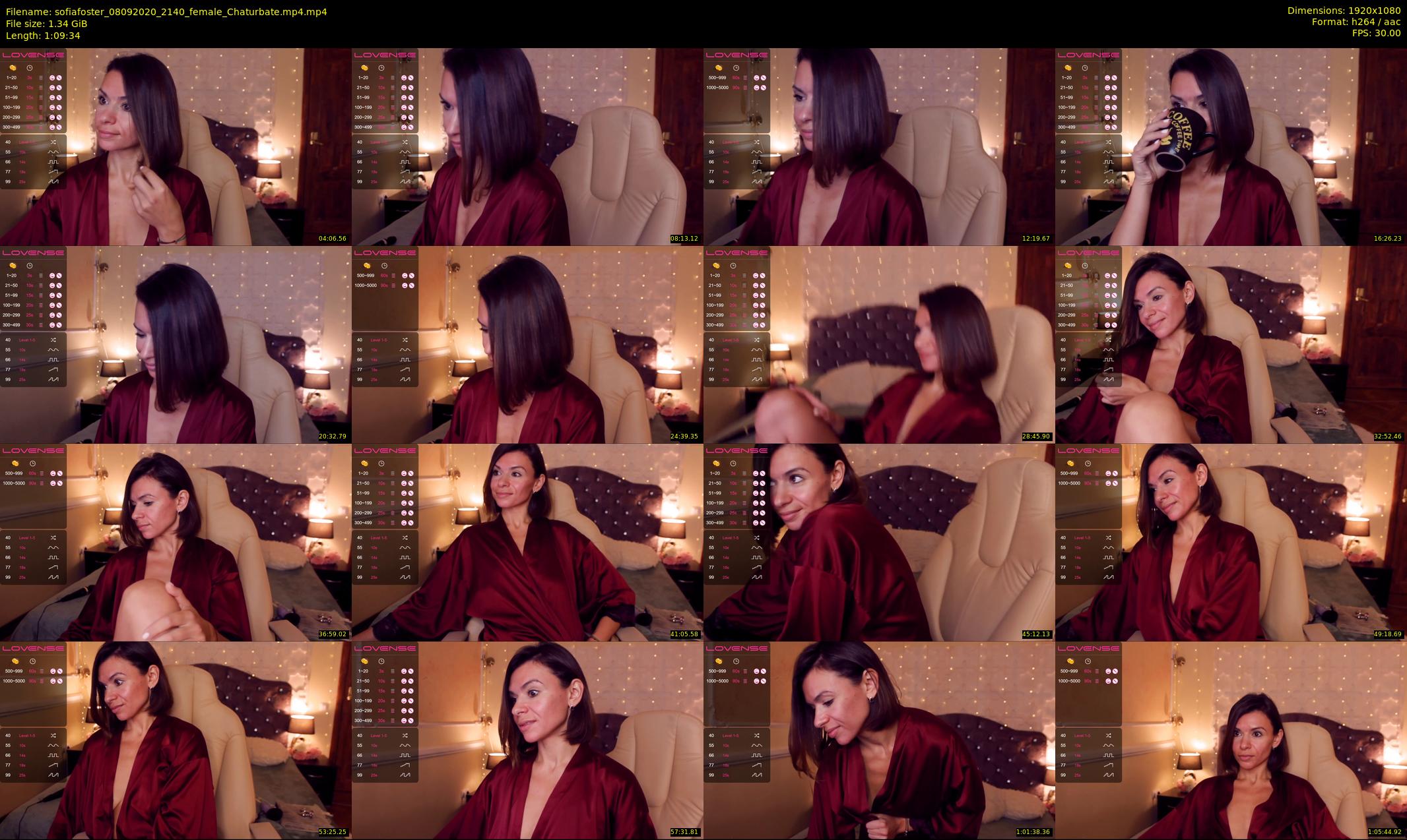 sofiafoster — 70 minute Chaturbate female cam show recording, 1080p, Sep 8, 2020