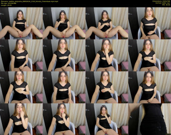sophia_alejandra — 29 minute Chaturbate female cam show recording, 720p, Sep 8, 2020