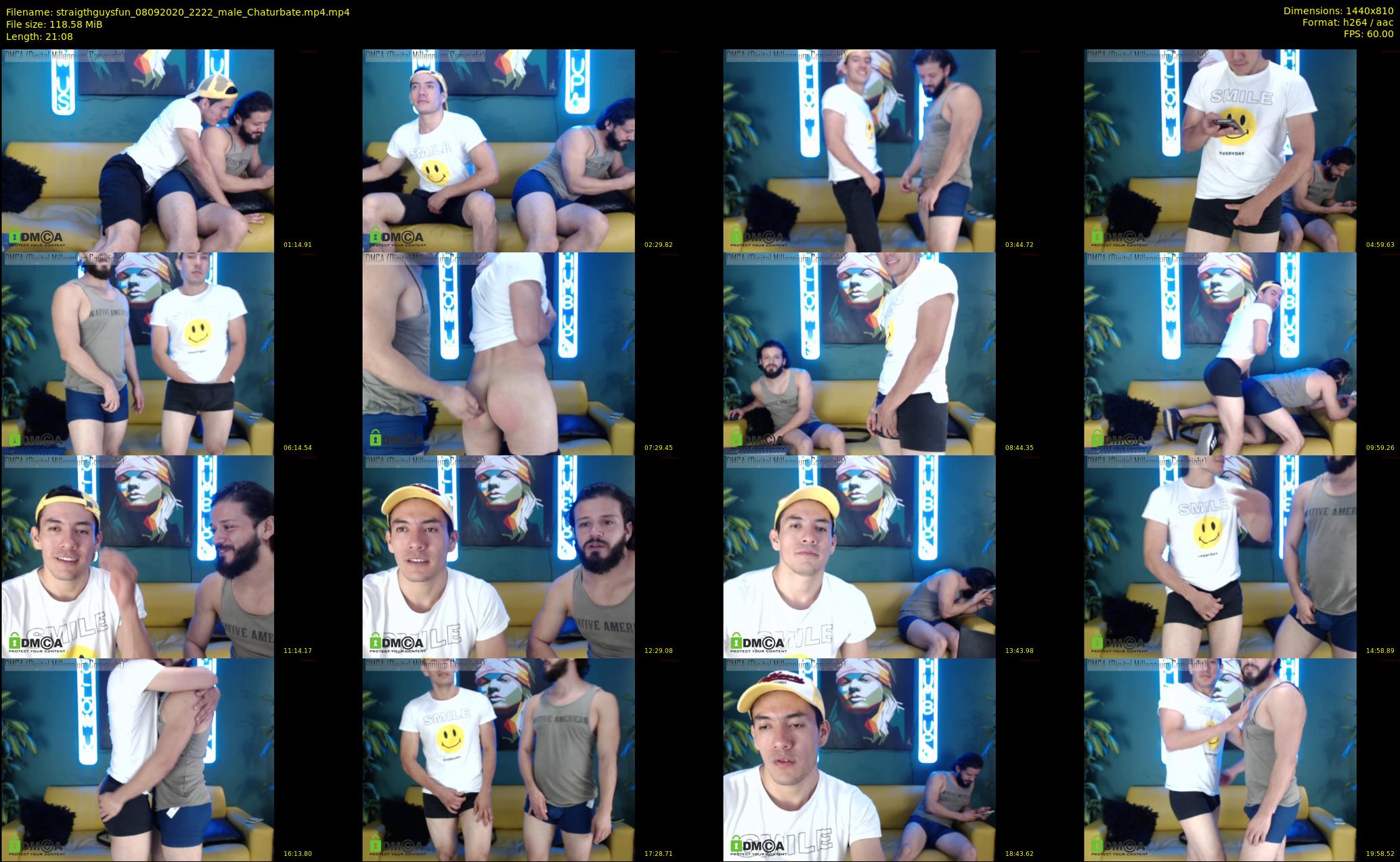 straigthguysfun — 22 minute Chaturbate male cam show recording, 720p, Sep 8, 2020
