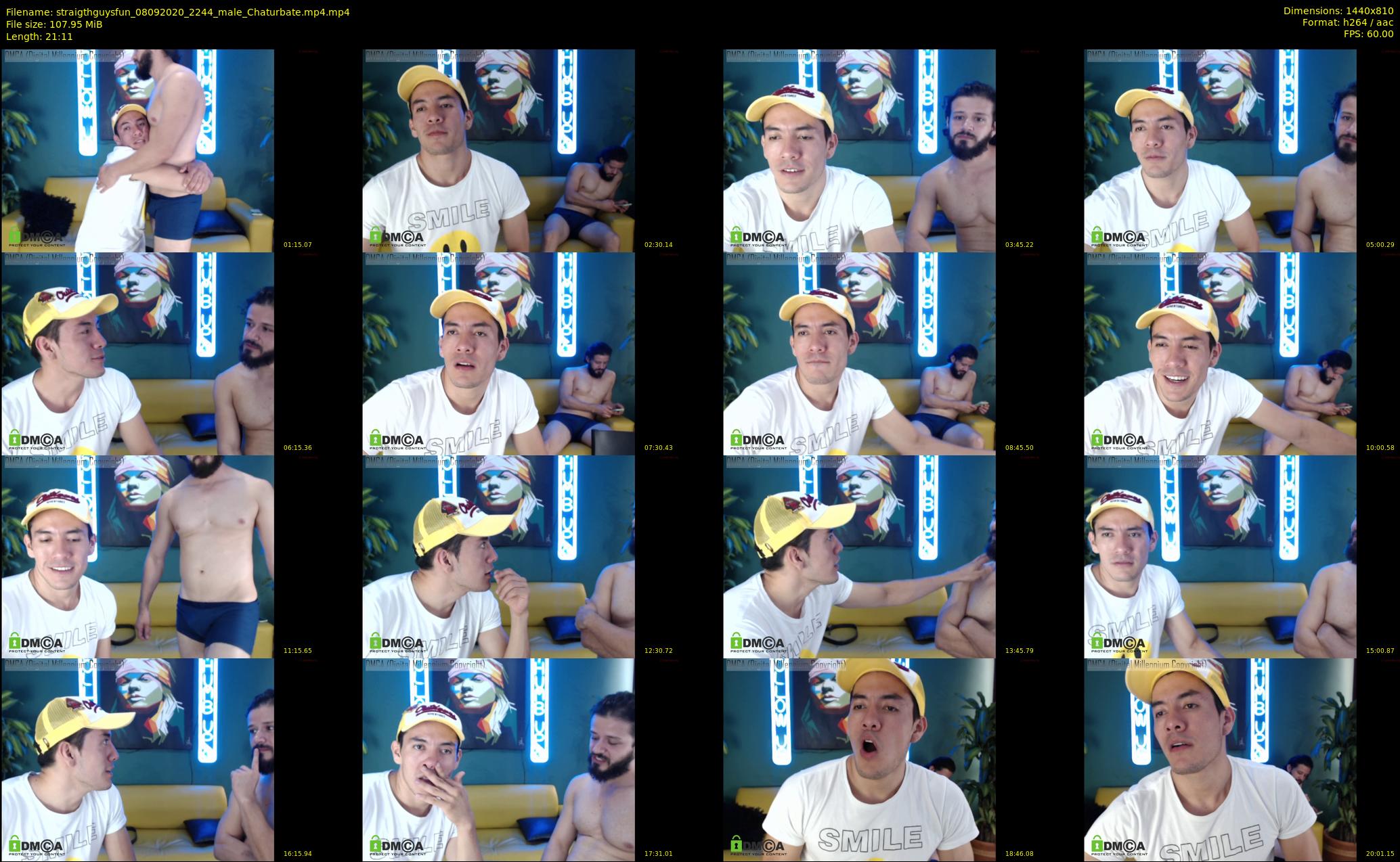 straigthguysfun — 22 minute Chaturbate male cam show recording, 720p, Sep 8, 2020
