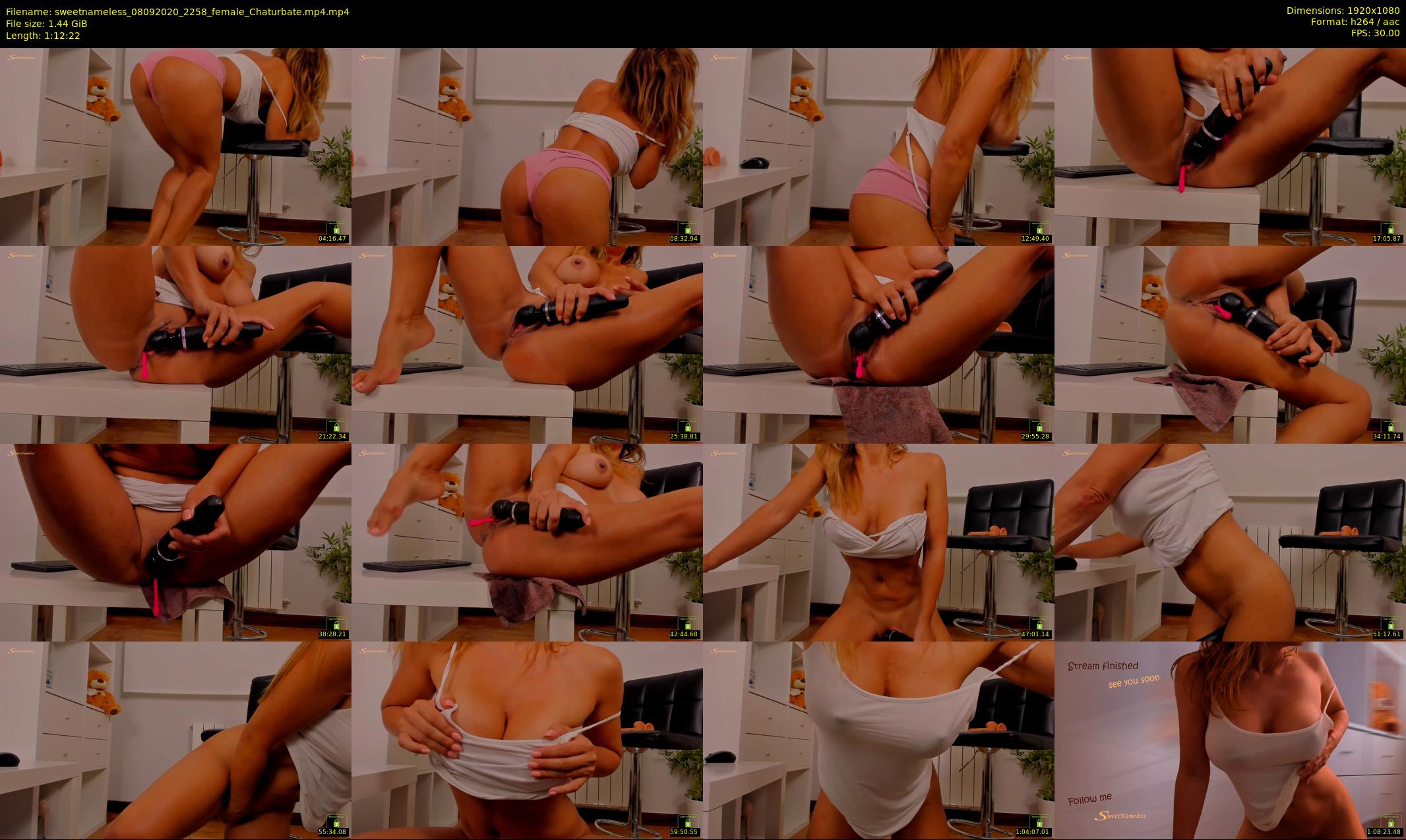 sweetnameless — 73 minute Chaturbate couple cam show recording, 1080p, Sep 8, 2020