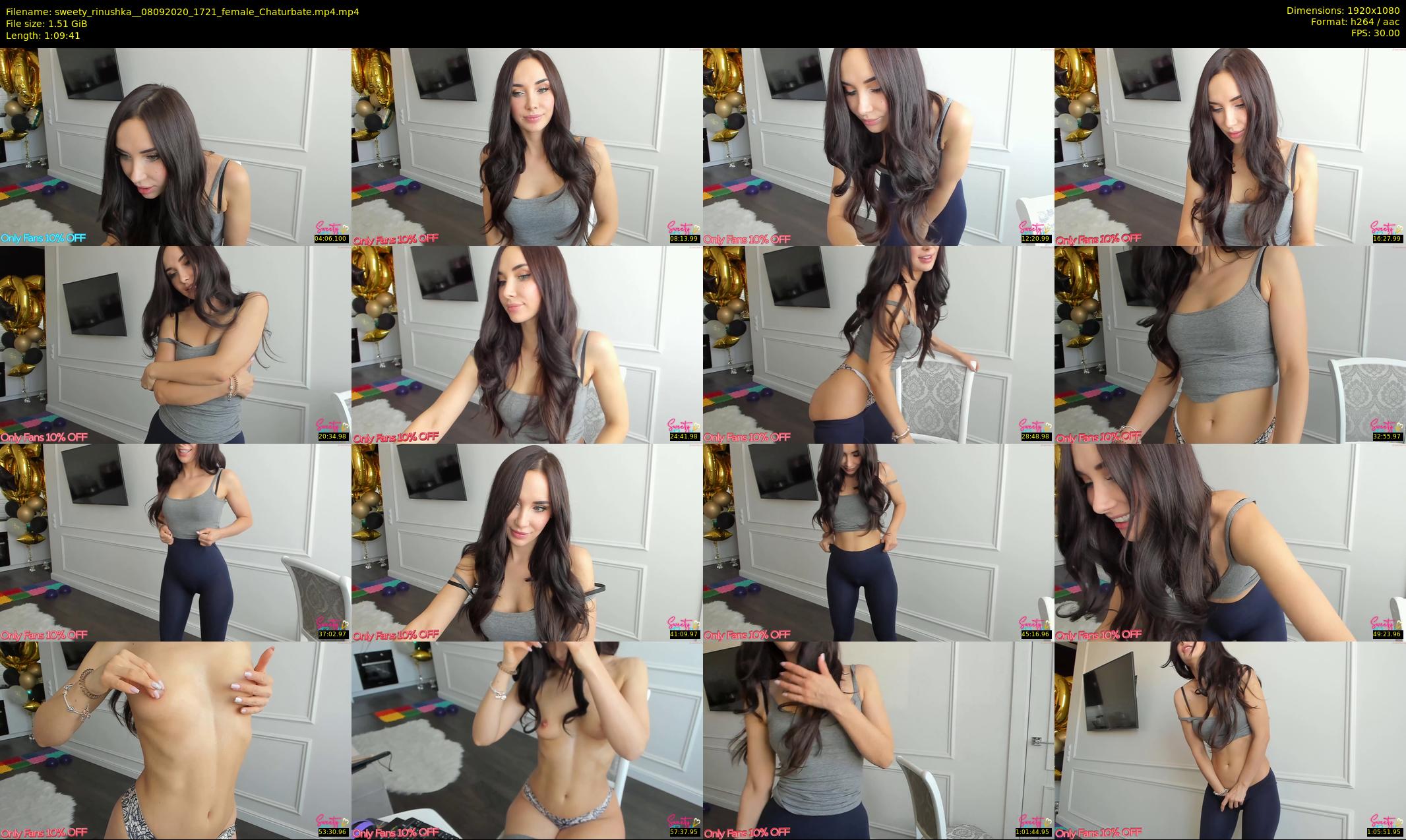 sweety_rinushka_ — 70 minute Chaturbate female cam show recording, 1080p, Sep 8, 2020