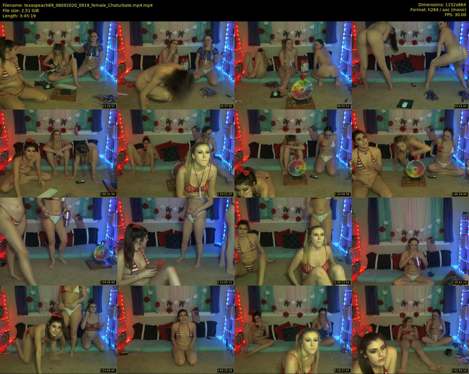 texaspeach69 — 226 minute Chaturbate female cam show recording, 720p, Sep 8, 2020