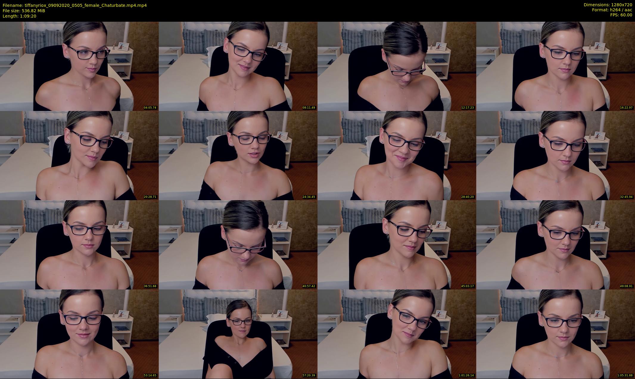 tiffanyriox — 70 minute Chaturbate female cam show recording, 720p, Sep 9, 2020