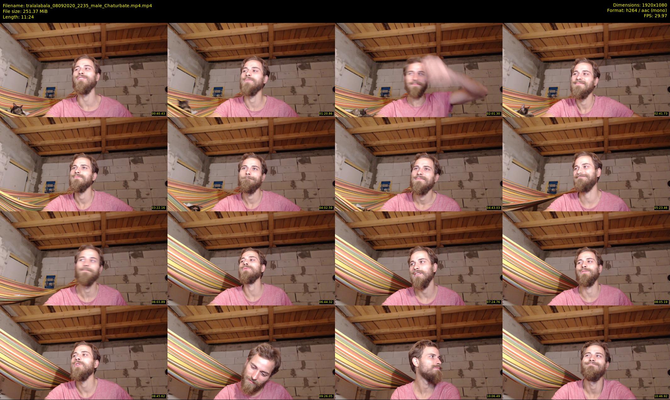 tralalabala — 12 minute Chaturbate male cam show recording, 1080p, Sep 8, 2020
