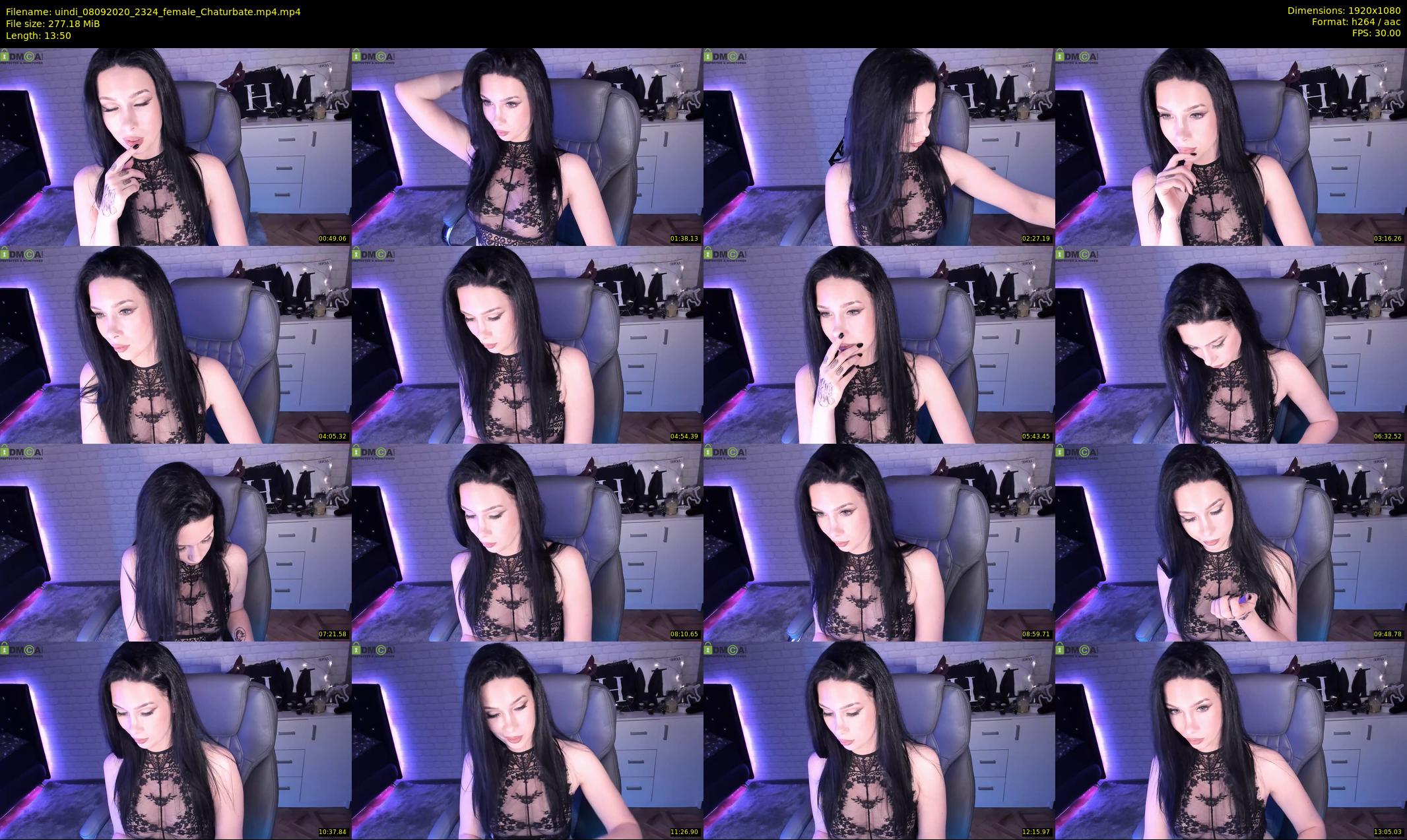 uindi — 14 minute Chaturbate female cam show recording, 1080p, Sep 8, 2020
