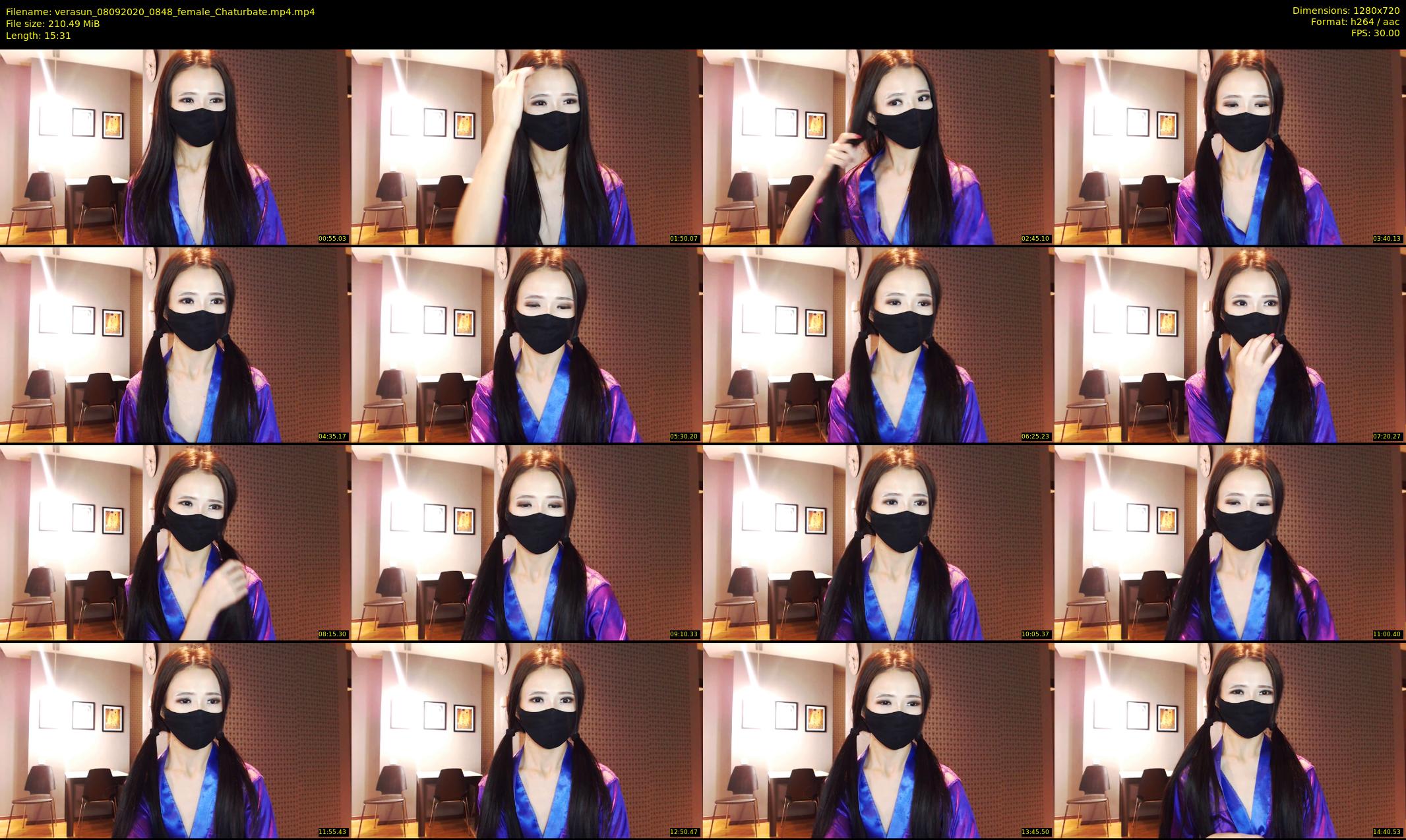 verasun — 16 minute Chaturbate female cam show recording, 720p, Sep 8, 2020