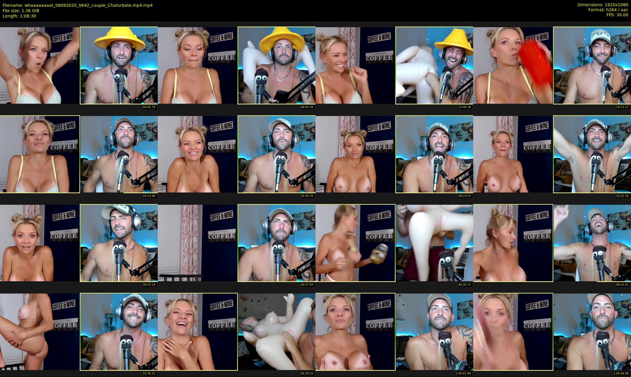 whaaaaaaaat — 69 minute Chaturbate couple cam show recording, 1080p, Sep 8, 2020