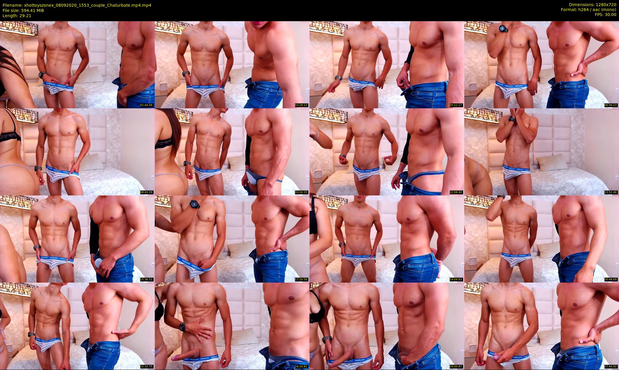 xhottoyszonex — 30 minute Chaturbate couple cam show recording, 720p, Sep 8, 2020