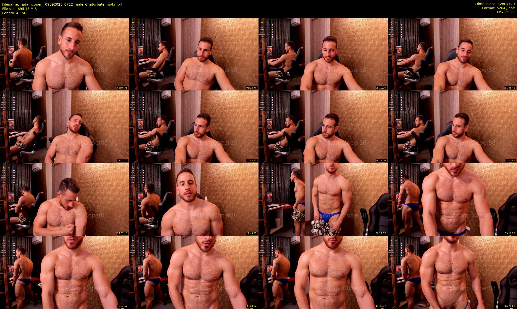 _adamcoper_ — 47 minute Chaturbate male cam show recording, 720p, Sep 9, 2020