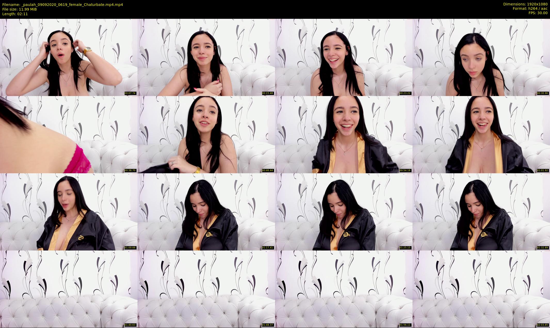 _paulah — 3 minute Chaturbate female cam show recording, 1080p, Sep 9, 2020