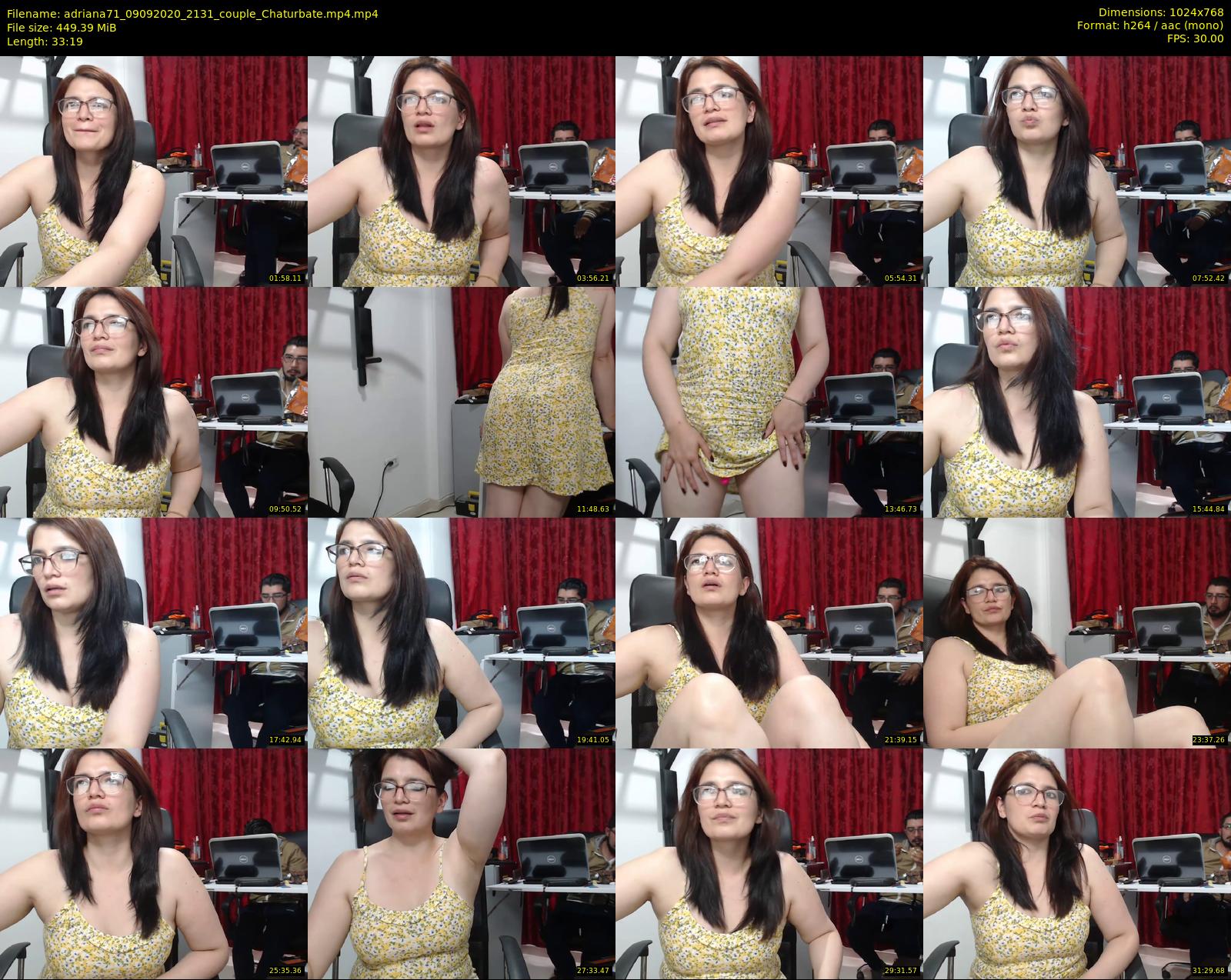 adriana71 — 34 minute Chaturbate couple cam show recording, 720p, Sep 9, 2020