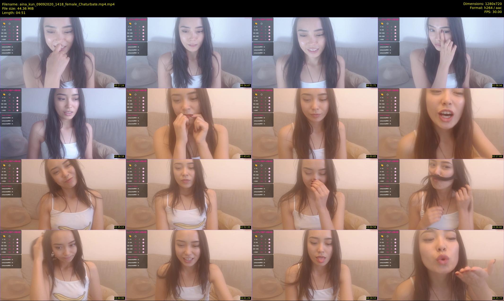 aina_kun — 5 minute Chaturbate female cam show recording, 720p, Sep 9, 2020