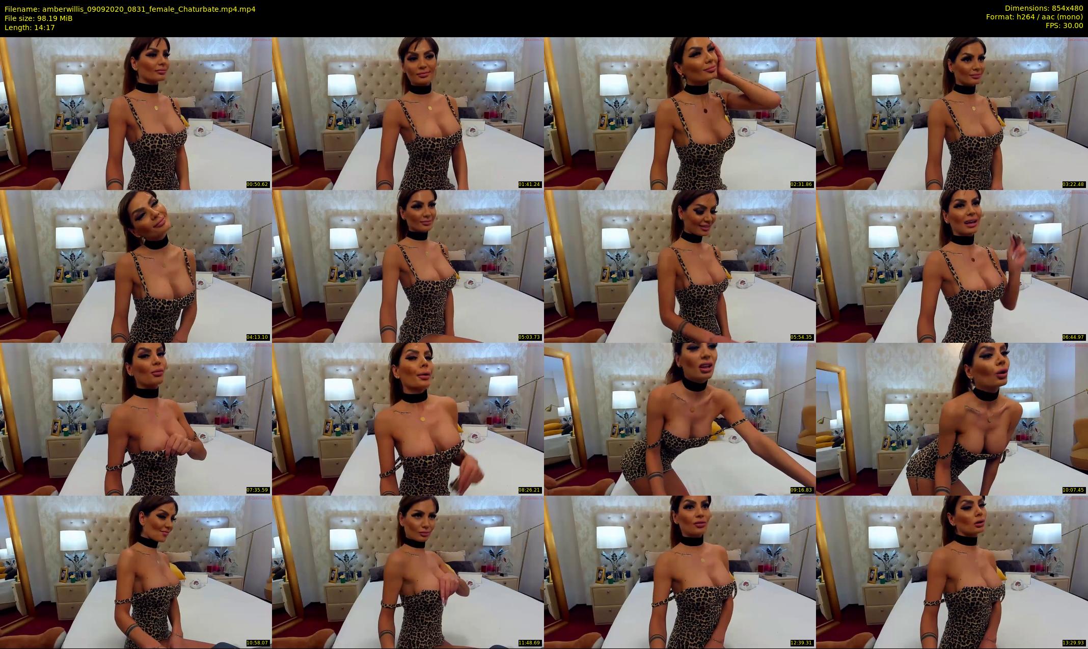 amberwillis — 15 minute Chaturbate female cam show recording, 480p, Sep 9, 2020