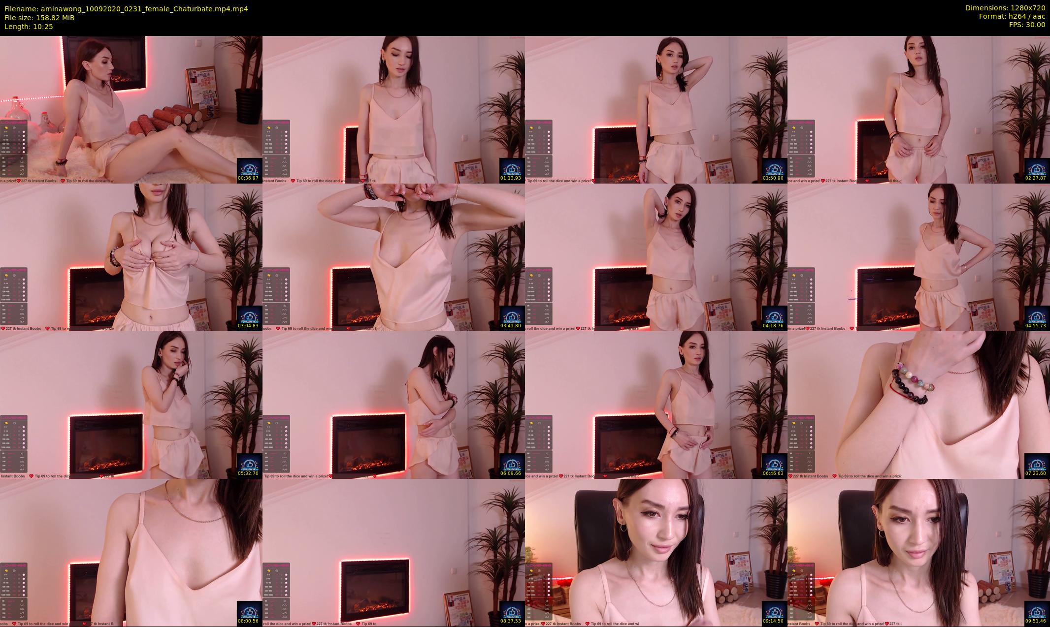 aminawong — 11 minute Chaturbate female cam show recording, 720p, Sep 10, 2020
