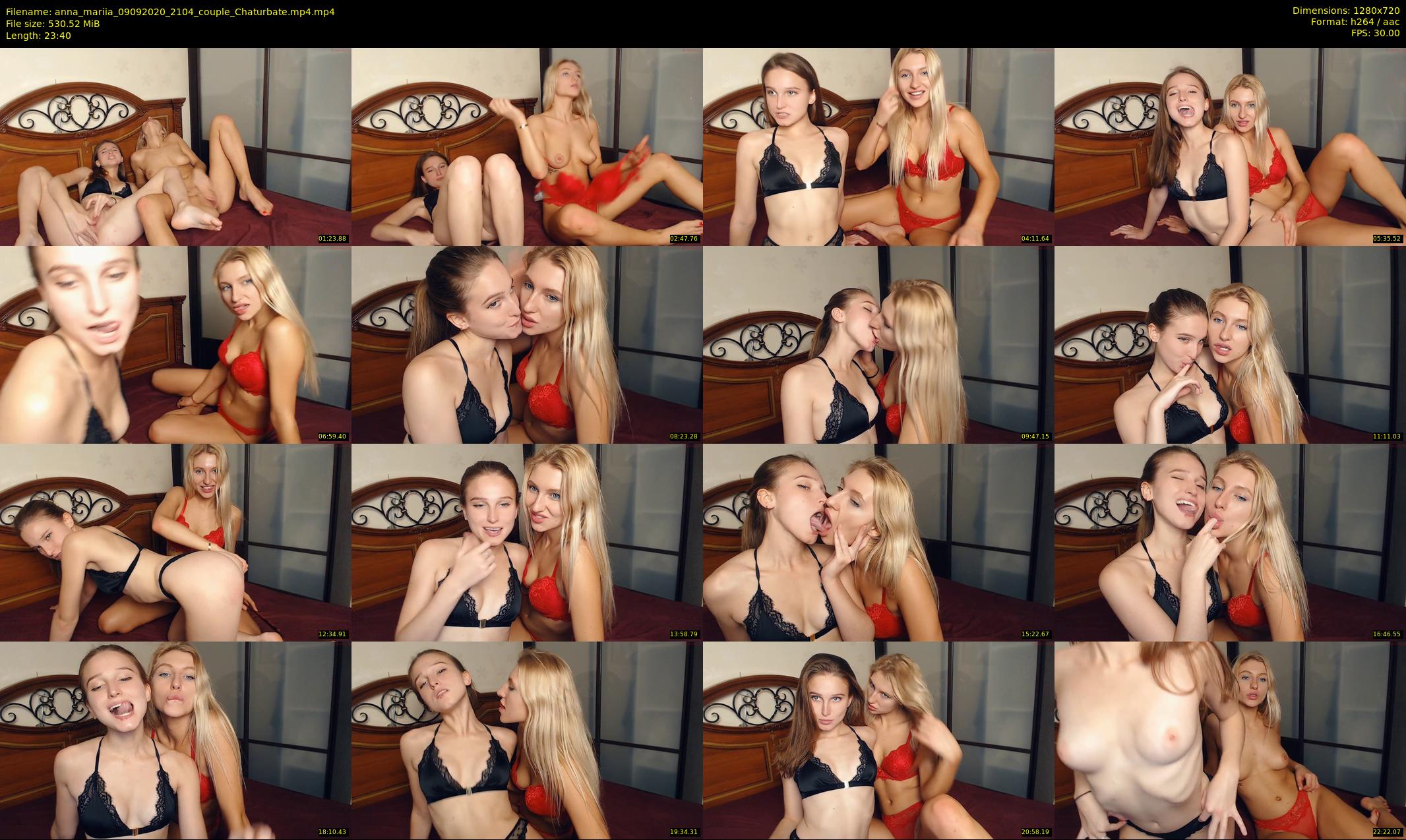 anna_mariia — 24 minute Chaturbate couple cam show recording, 720p, Sep 9, 2020
