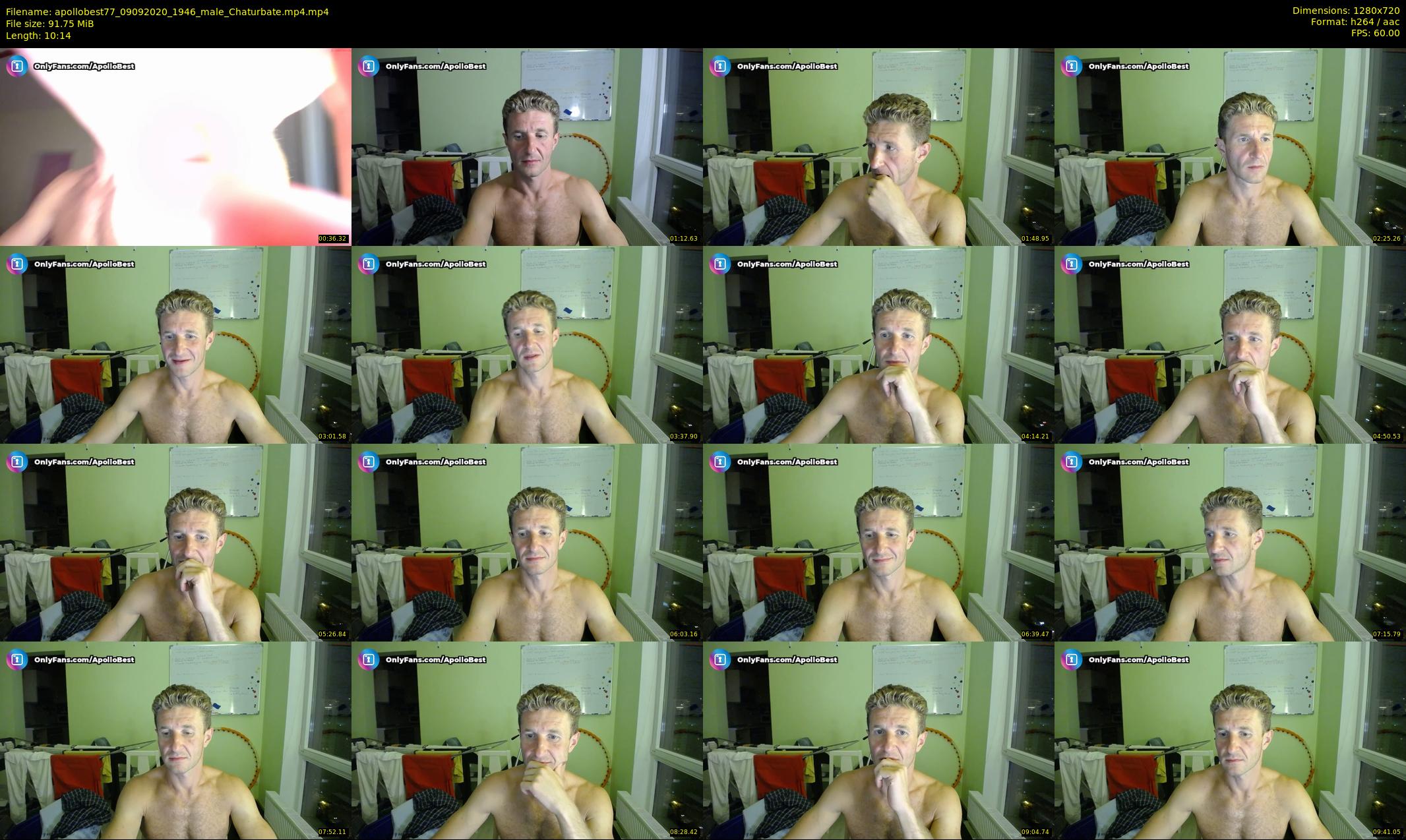 apollobest77 — 11 minute Chaturbate male cam show recording, 720p, Sep 9, 2020