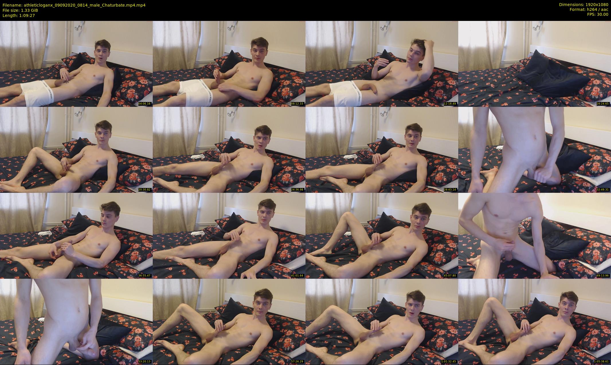 athleticloganx — 70 minute Chaturbate male cam show recording, 1080p, Sep 9, 2020