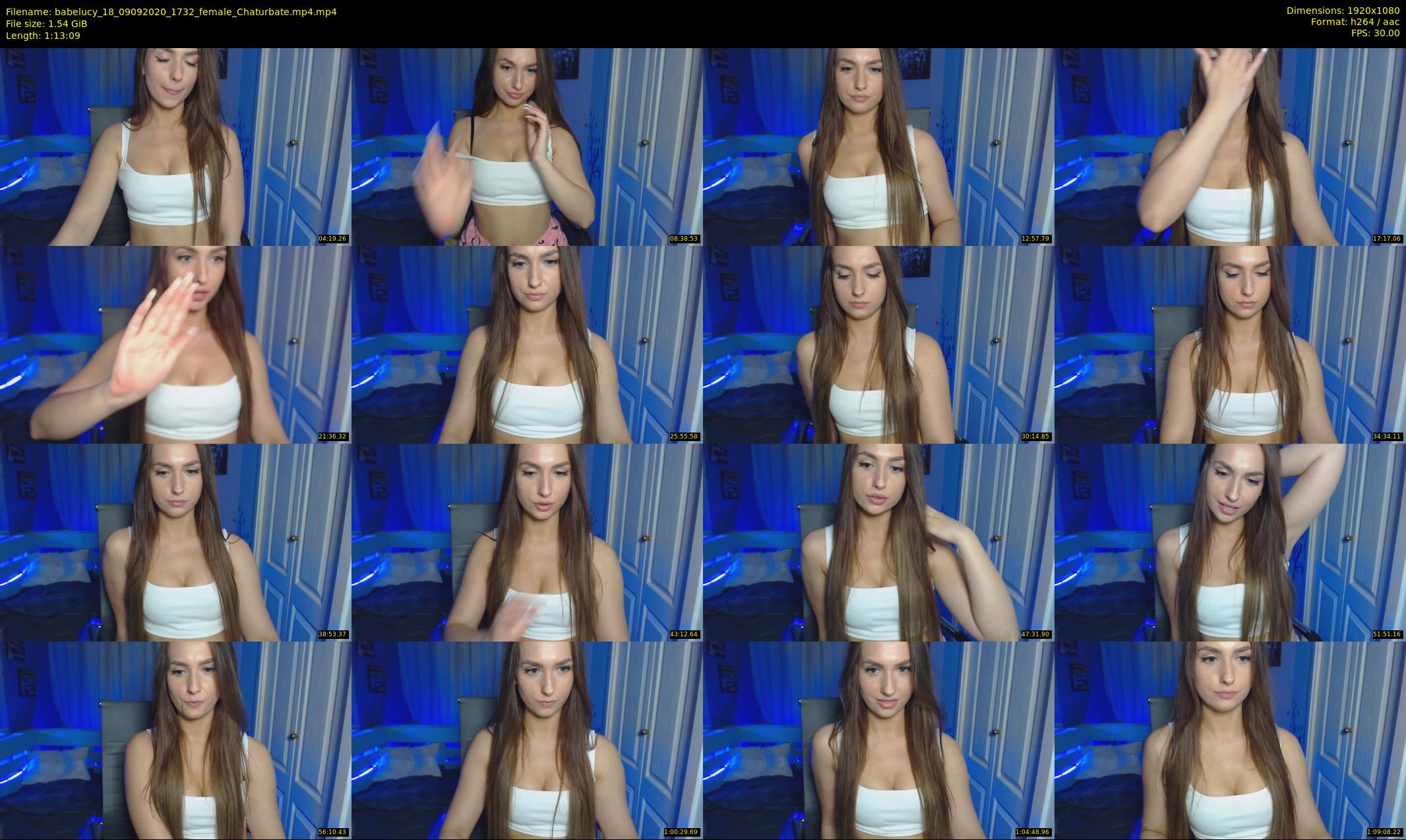 babelucy_18 — 74 minute Chaturbate female cam show recording, 1080p, Sep 9, 2020