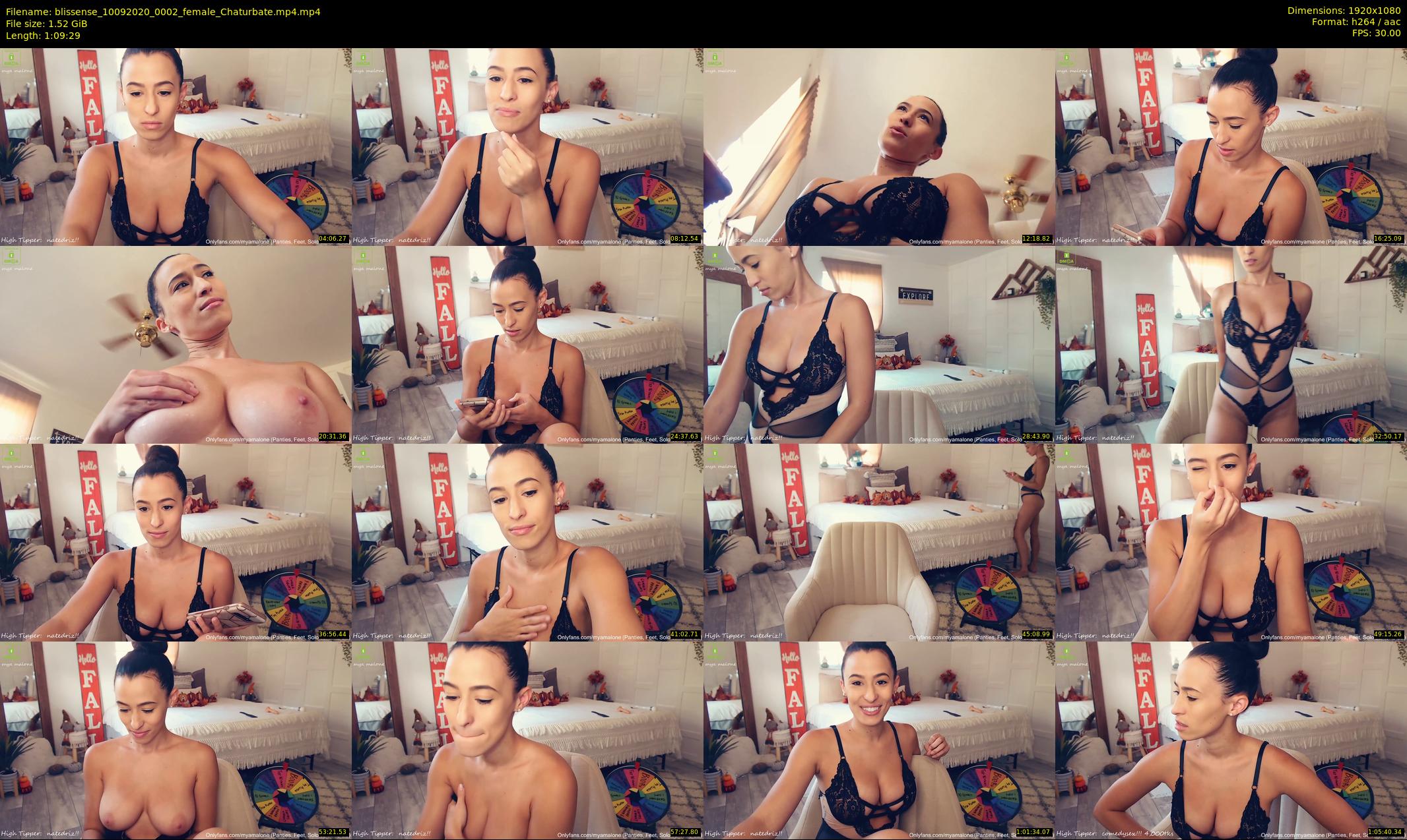 blissense — 70 minute Chaturbate female cam show recording, 1080p, Sep 10, 2020