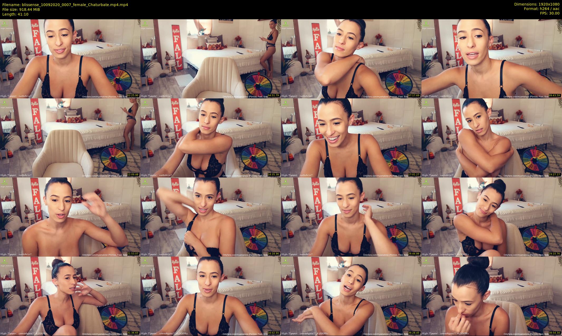 blissense — 42 minute Chaturbate female cam show recording, 1080p, Sep 10, 2020