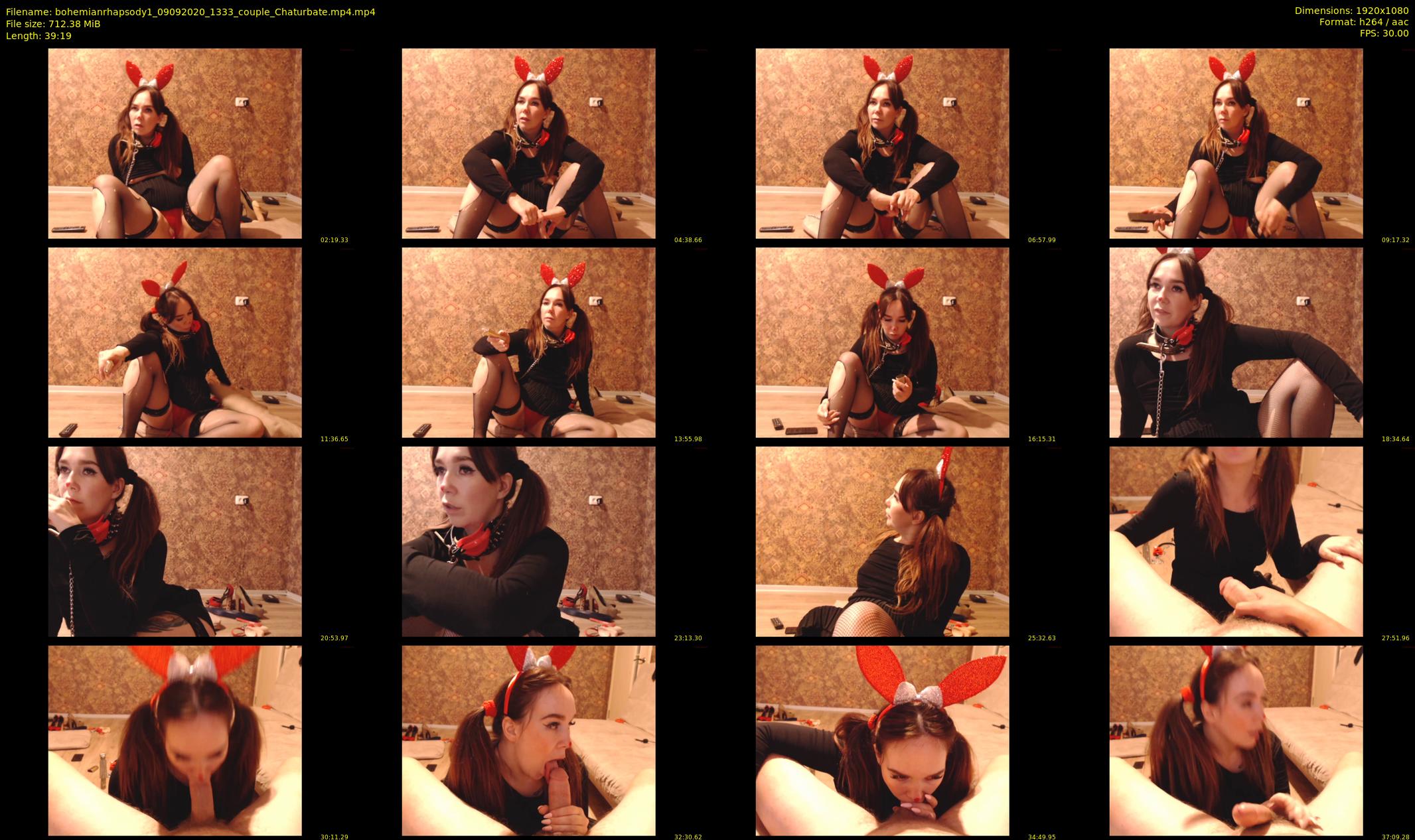 bohemianrhapsody1 — 40 minute Chaturbate couple cam show recording, 1080p, Sep 9, 2020