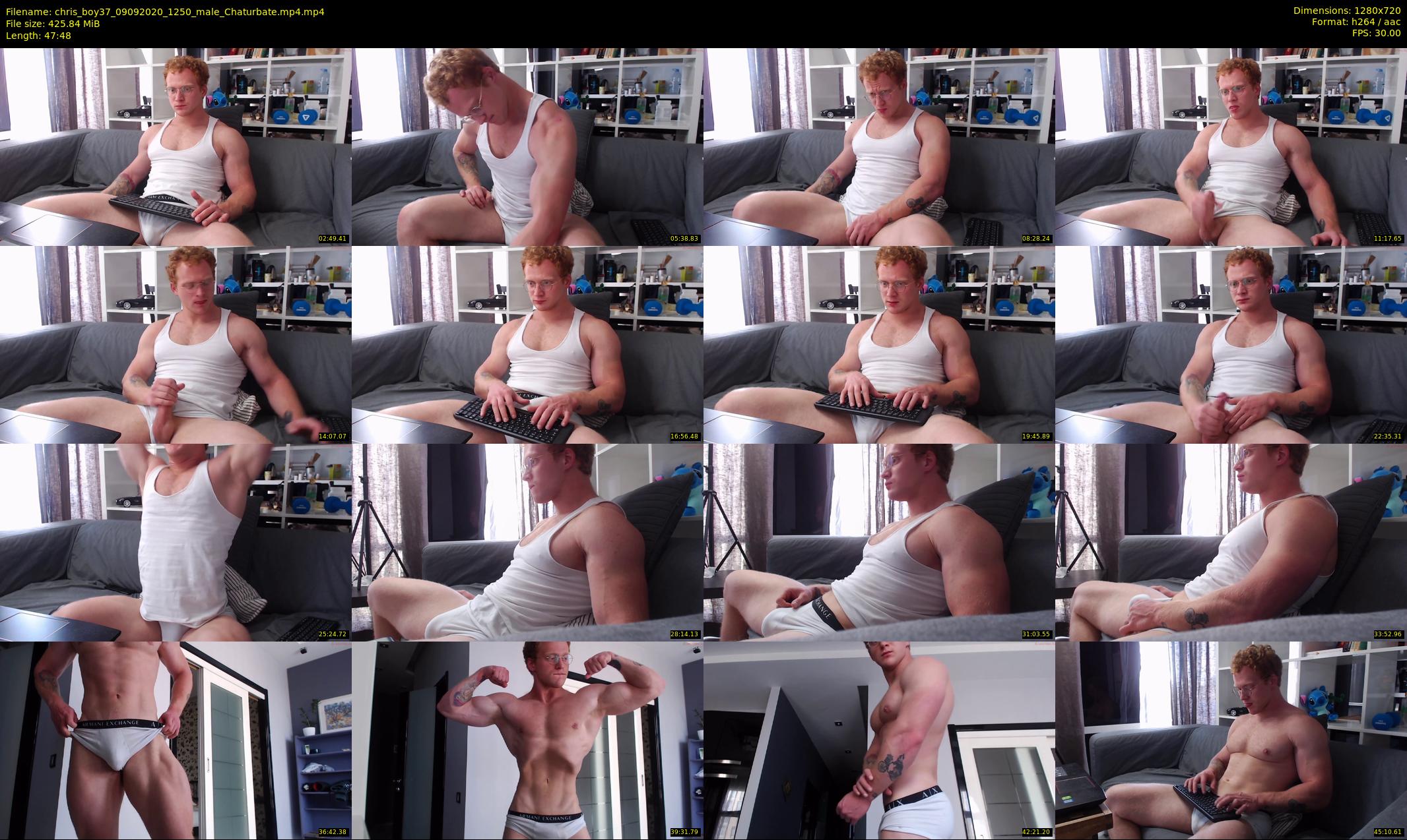 chris_boy37 — 48 minute Chaturbate male cam show recording, 720p, Sep 9, 2020