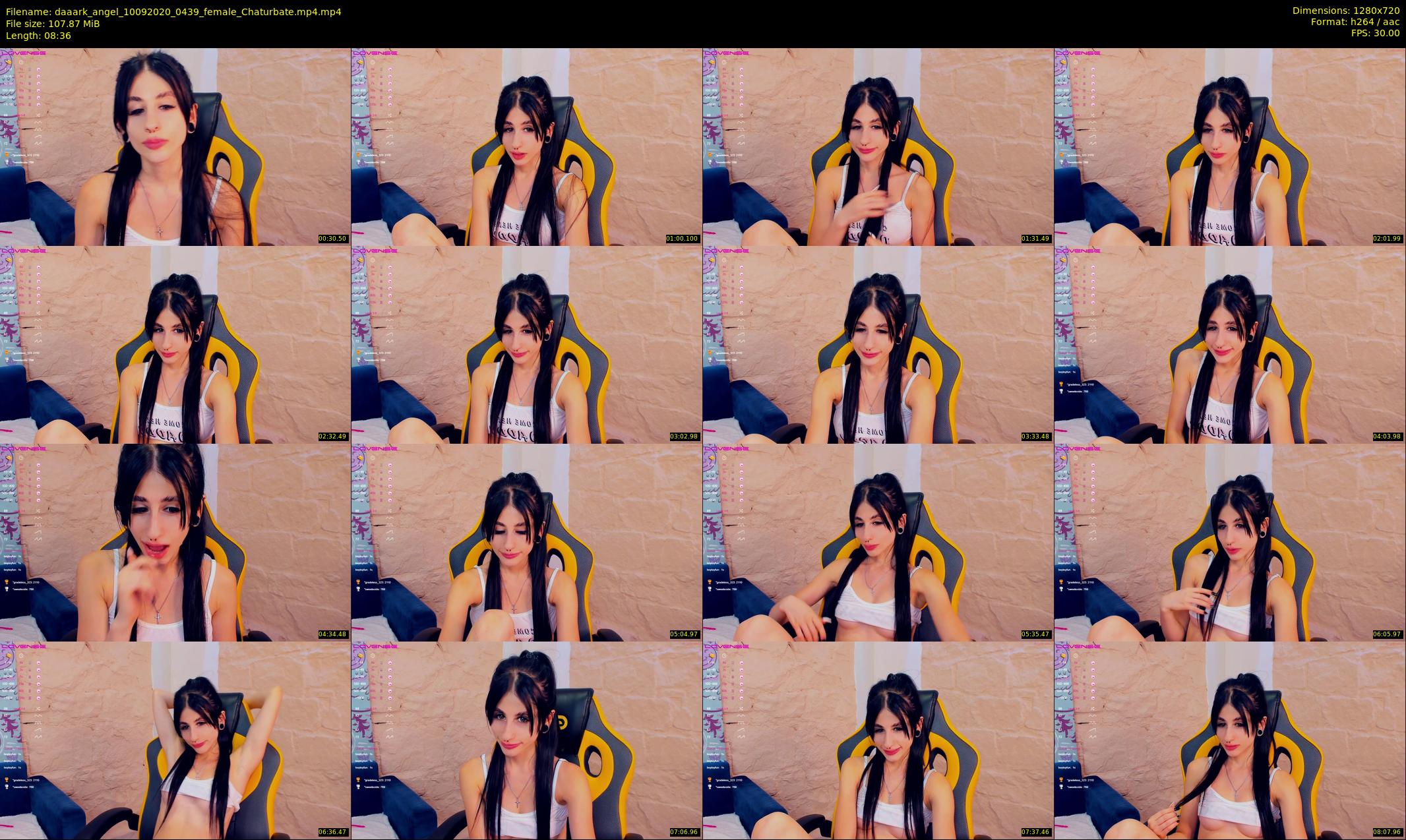 daaark_angel — 9 minute Chaturbate female cam show recording, 720p, Sep 10, 2020