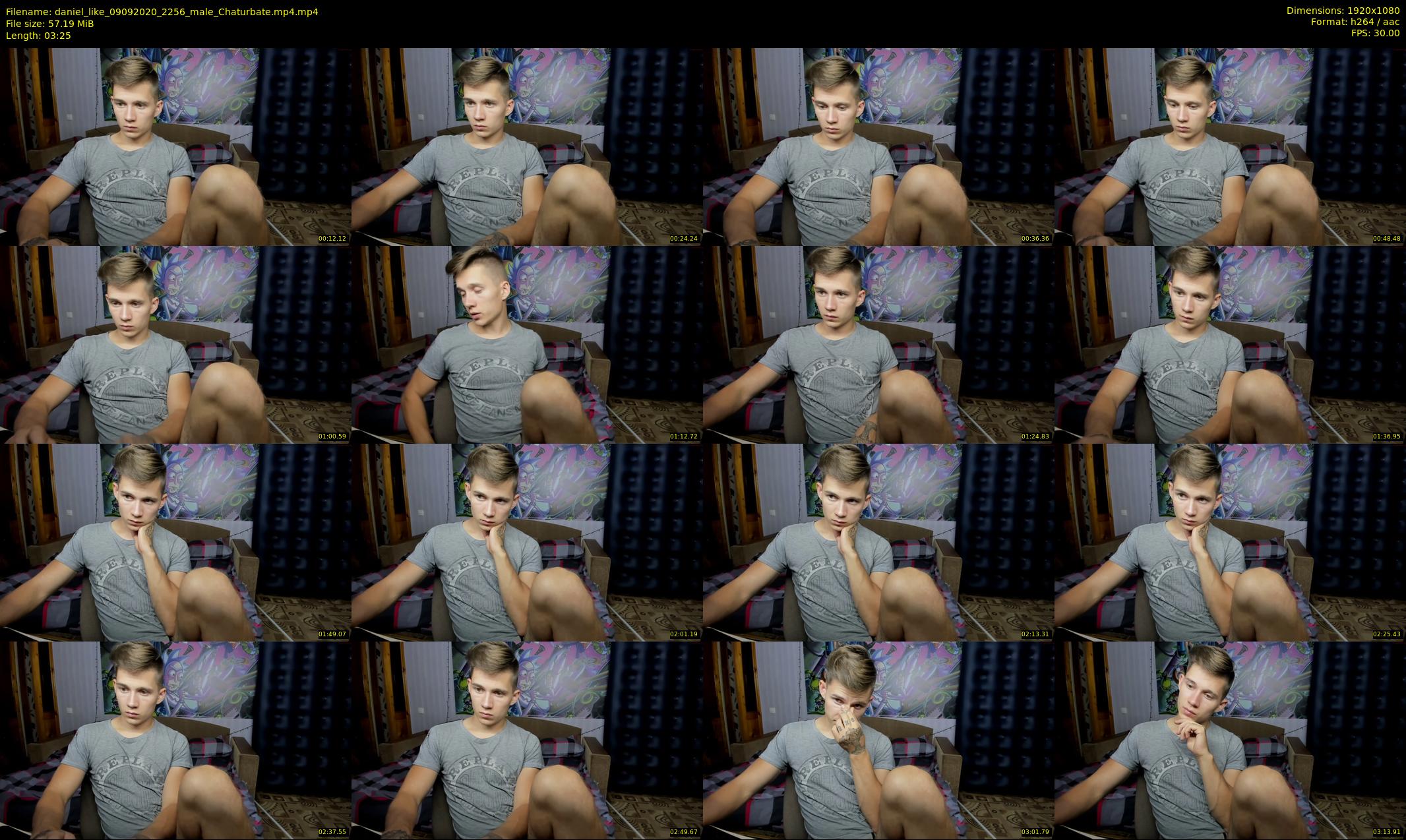 daniel_like — 4 minute Chaturbate male cam show recording, 1080p, Sep 9, 2020