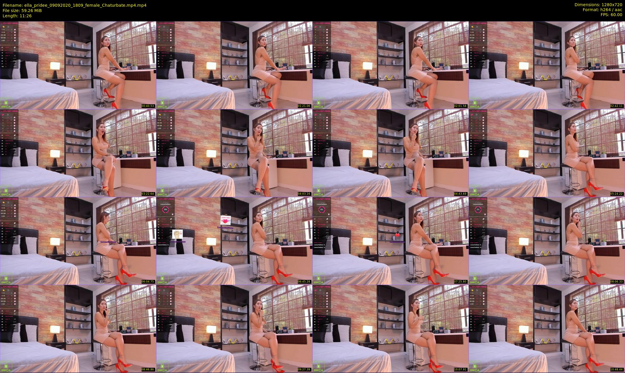 ella_pridee — 12 minute Chaturbate female cam show recording, 720p, Sep 9, 2020