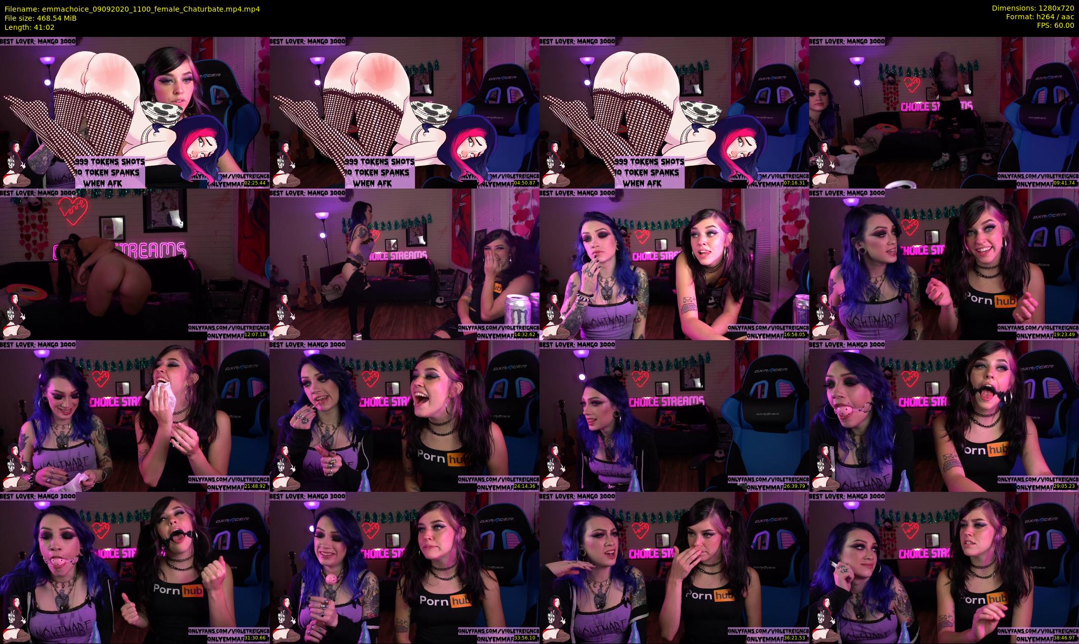 emmachoice — 42 minute Chaturbate female cam show recording, 720p, Sep 9, 2020