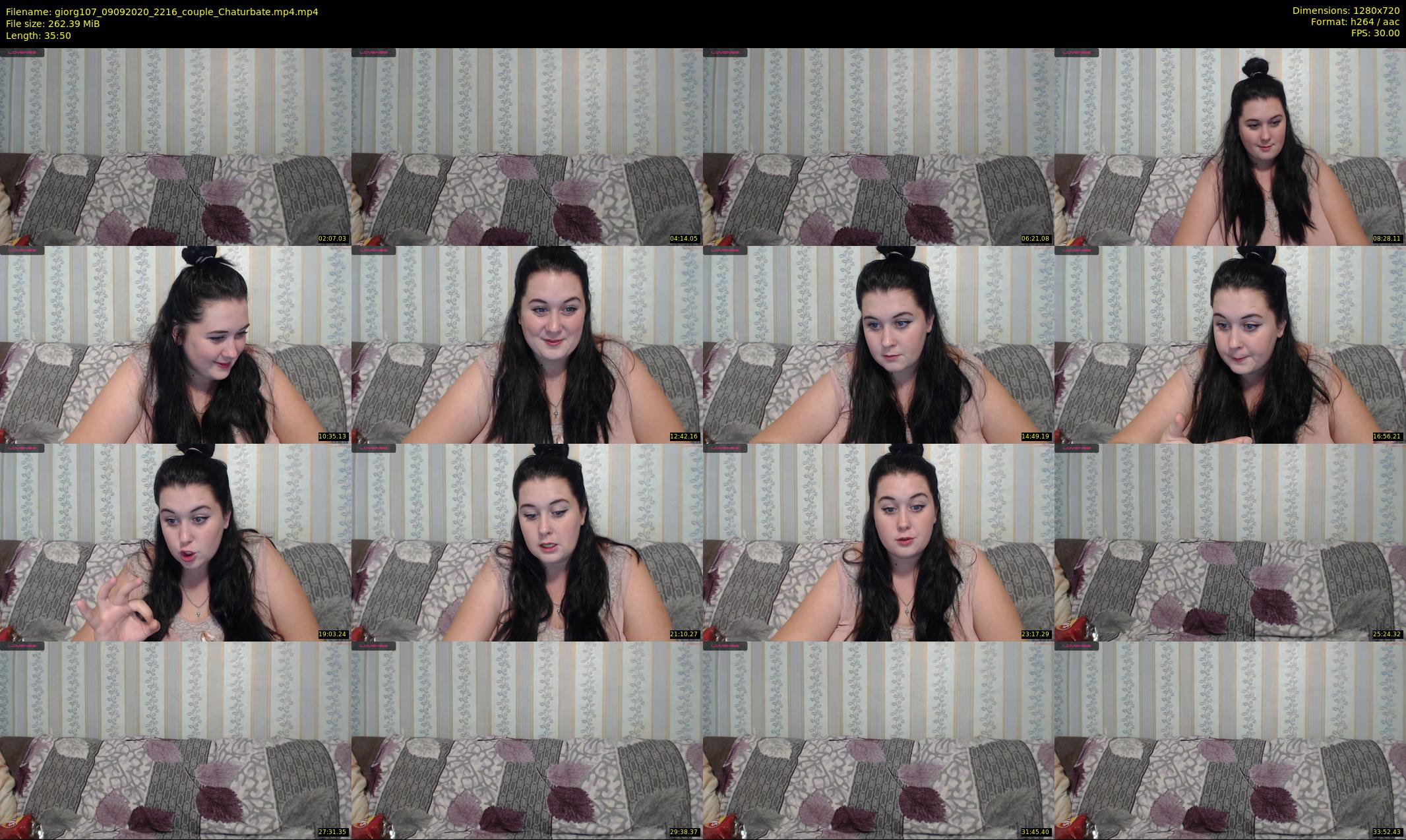 giorg107 — 36 minute Chaturbate couple cam show recording, 720p, Sep 9, 2020