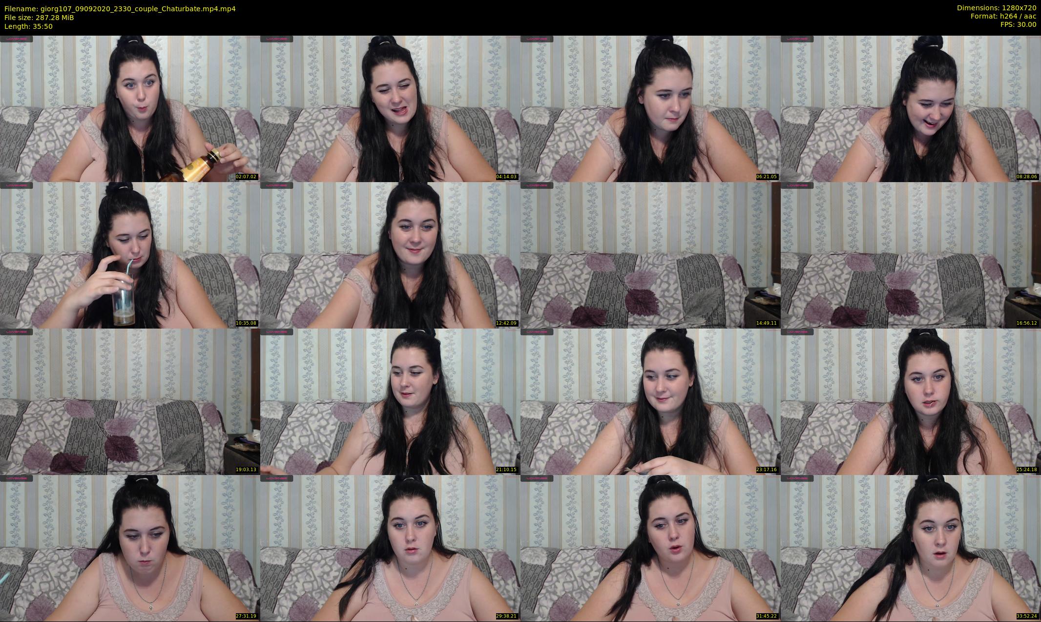 giorg107 — 36 minute Chaturbate couple cam show recording, 720p, Sep 9, 2020