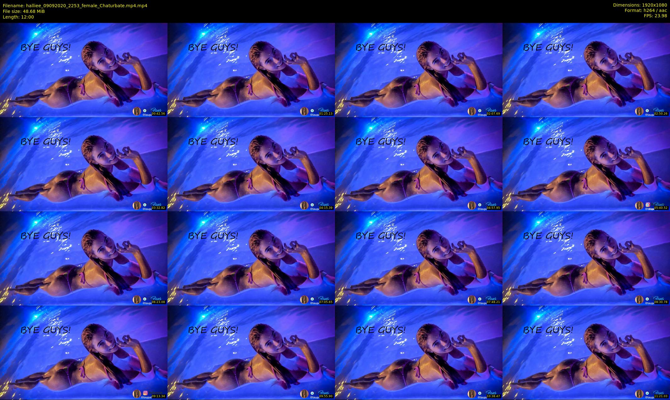 halliee — 12 minute Chaturbate couple cam show recording, 1080p, Sep 9, 2020