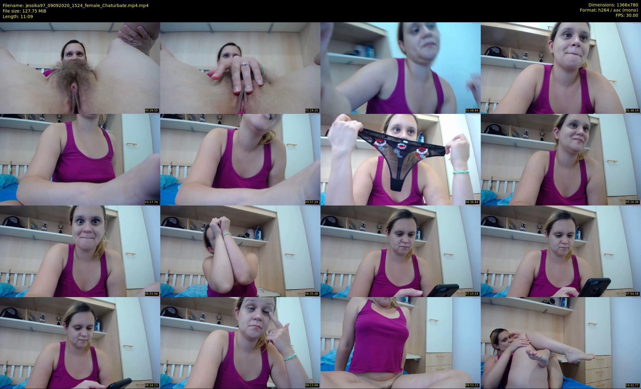 jessika97 — 12 minute Chaturbate female cam show recording, 720p, Sep 9, 2020