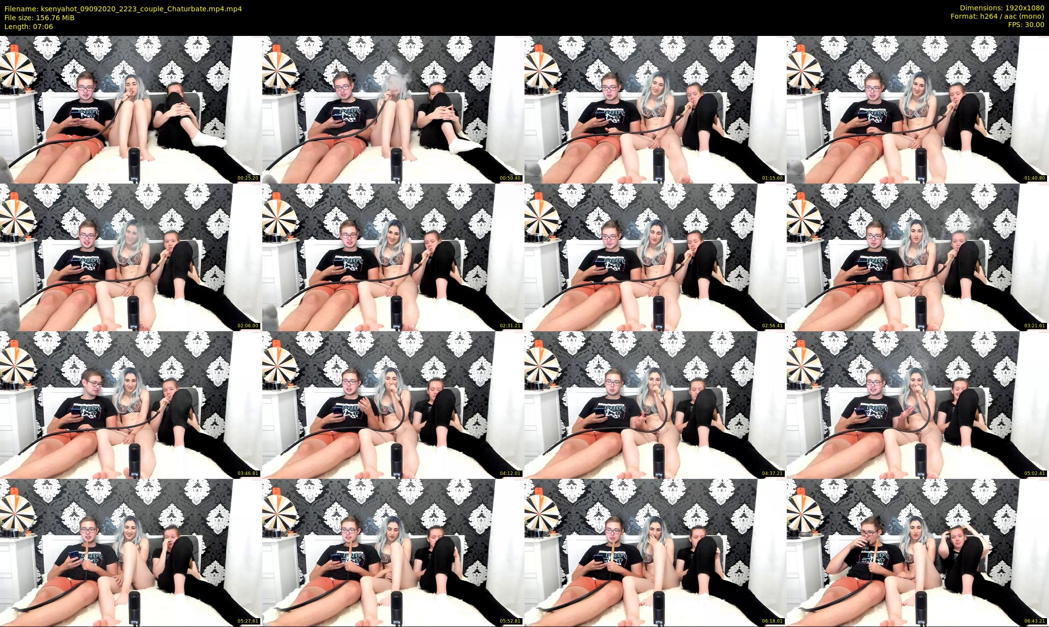 ksenyahot — 8 minute Chaturbate couple cam show recording, 1080p, Sep 9, 2020