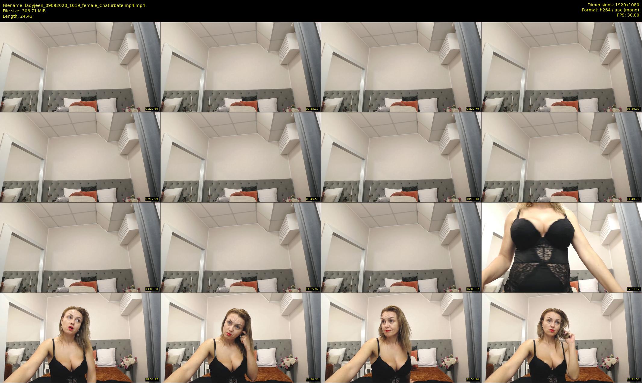 ladyjeen — 25 minute Chaturbate female cam show recording, 1080p, Sep 9, 2020