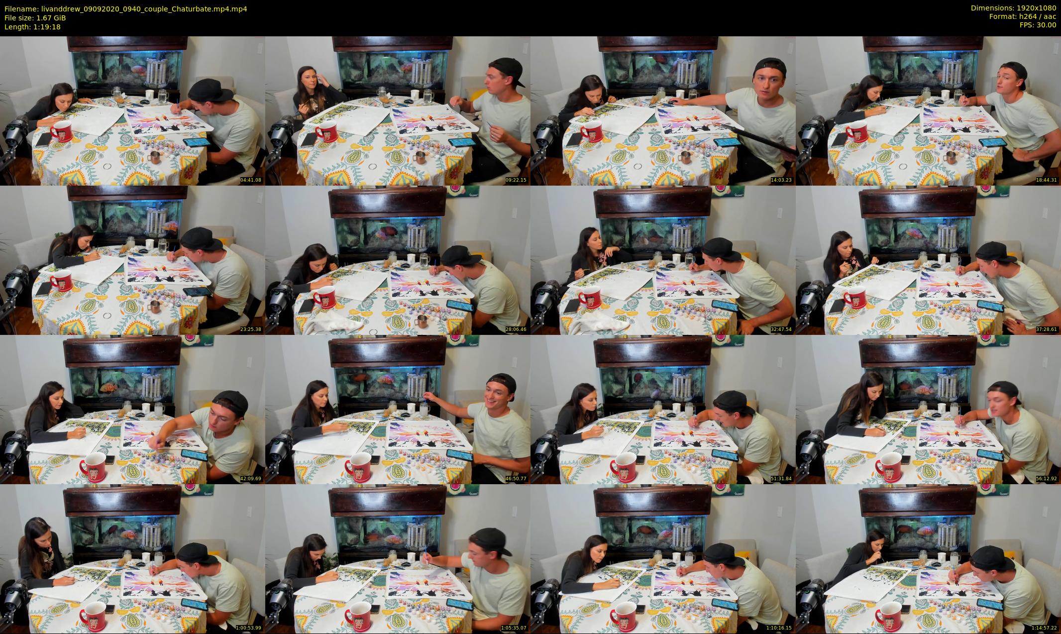 livanddrew — 80 minute Chaturbate couple cam show recording, 1080p, Sep 9, 2020