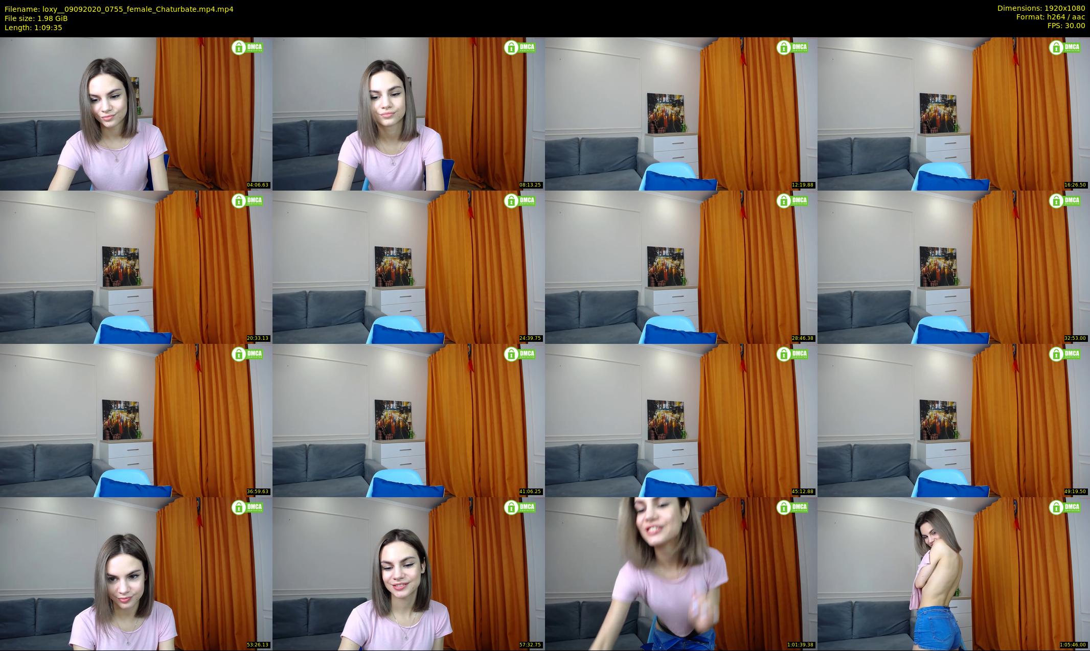 loxy_ — 70 minute Chaturbate female cam show recording, 1080p, Sep 9, 2020