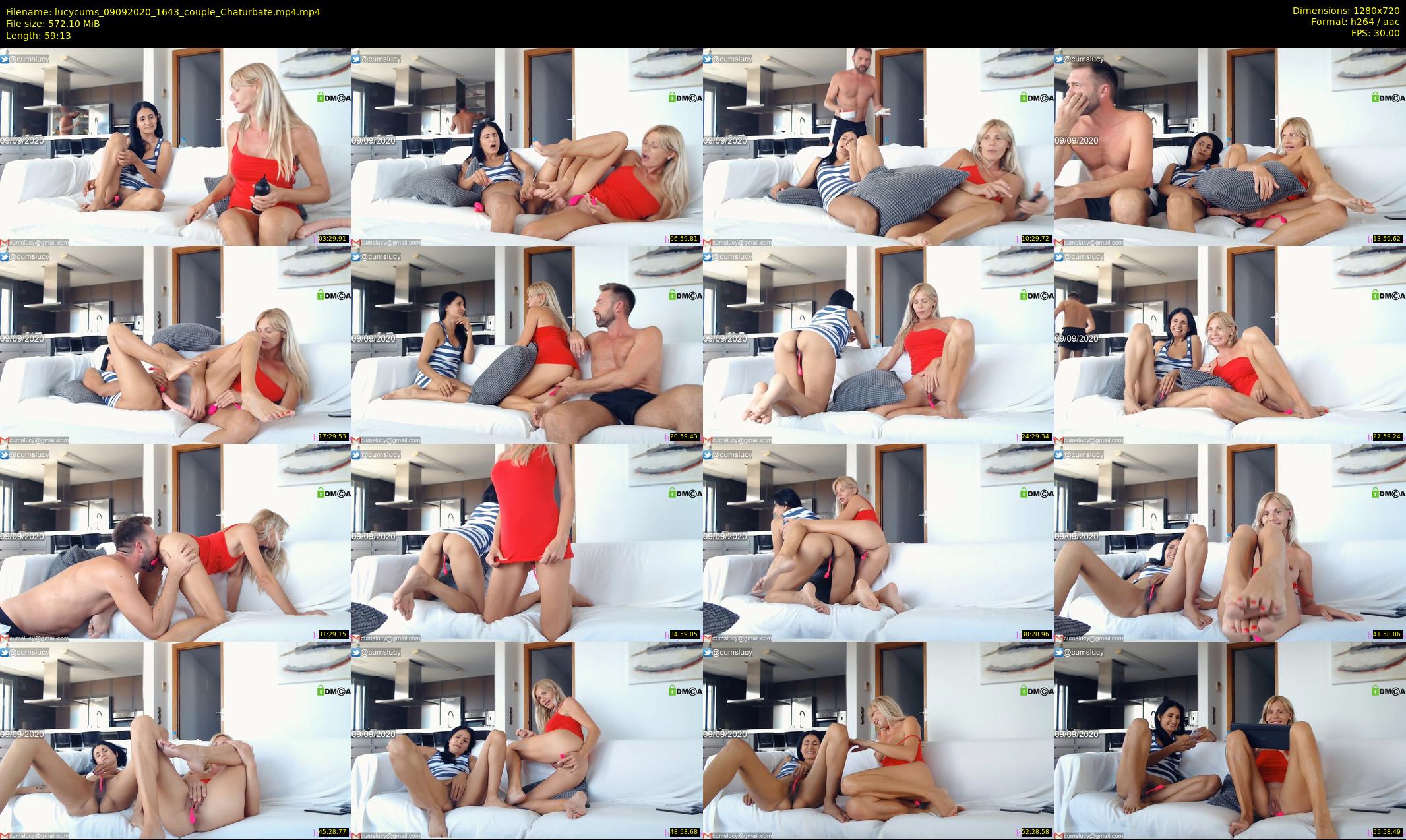 lucycums — 60 minute Chaturbate couple cam show recording, 720p, Sep 9, 2020