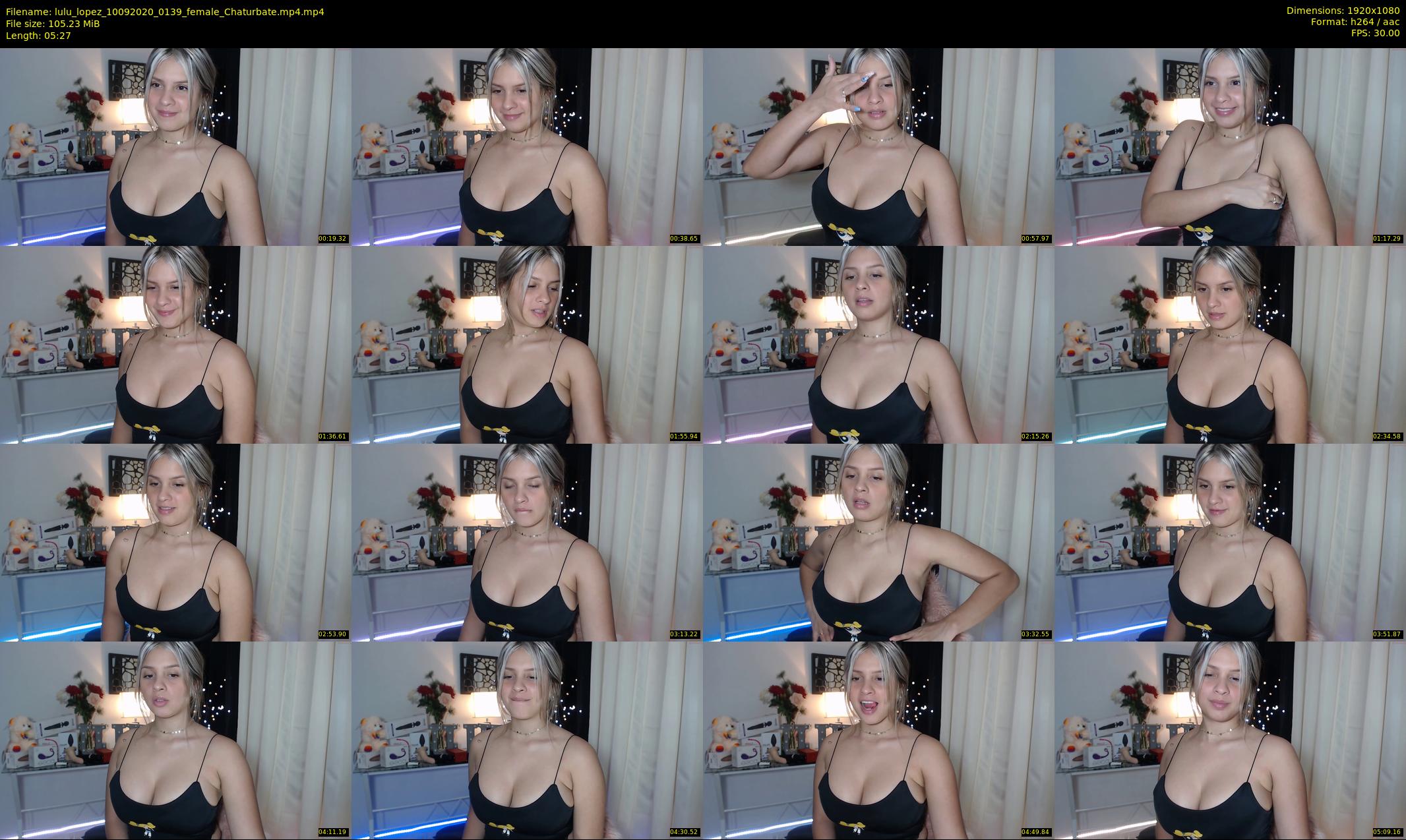 lulu_lopez — 6 minute Chaturbate female cam show recording, 1080p, Sep 10, 2020